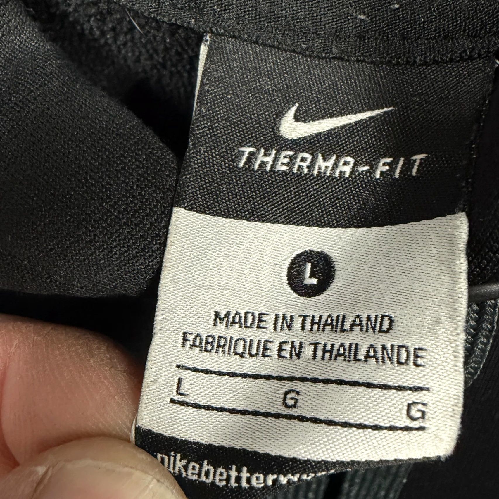 Nike Nike Therma-FIT Hoodie Mens Large Black Gray Pullover Fleece Swoosh Logo Gym Size US L / EU 52-54 / 3 - 5 Thumbnail