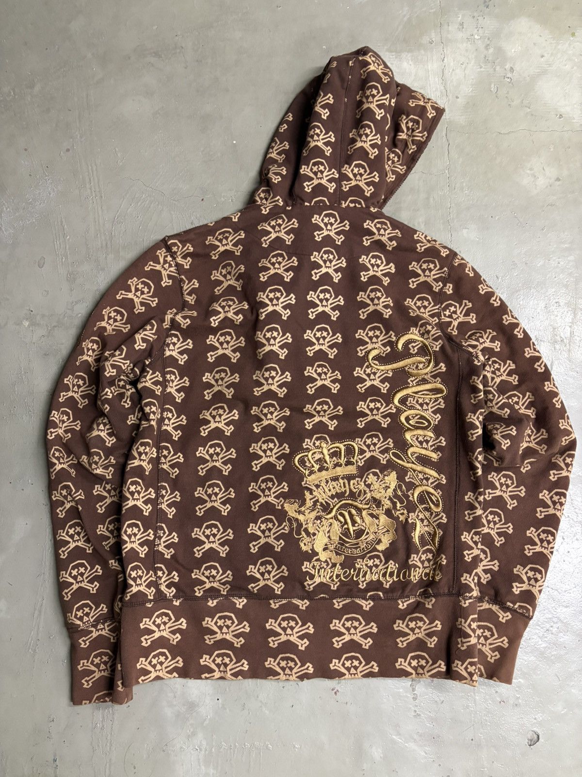KMRii International Playez Skulls Stussy Inspired hoodie distress Size US L / EU 52-54 / 3 - 3 Thumbnail