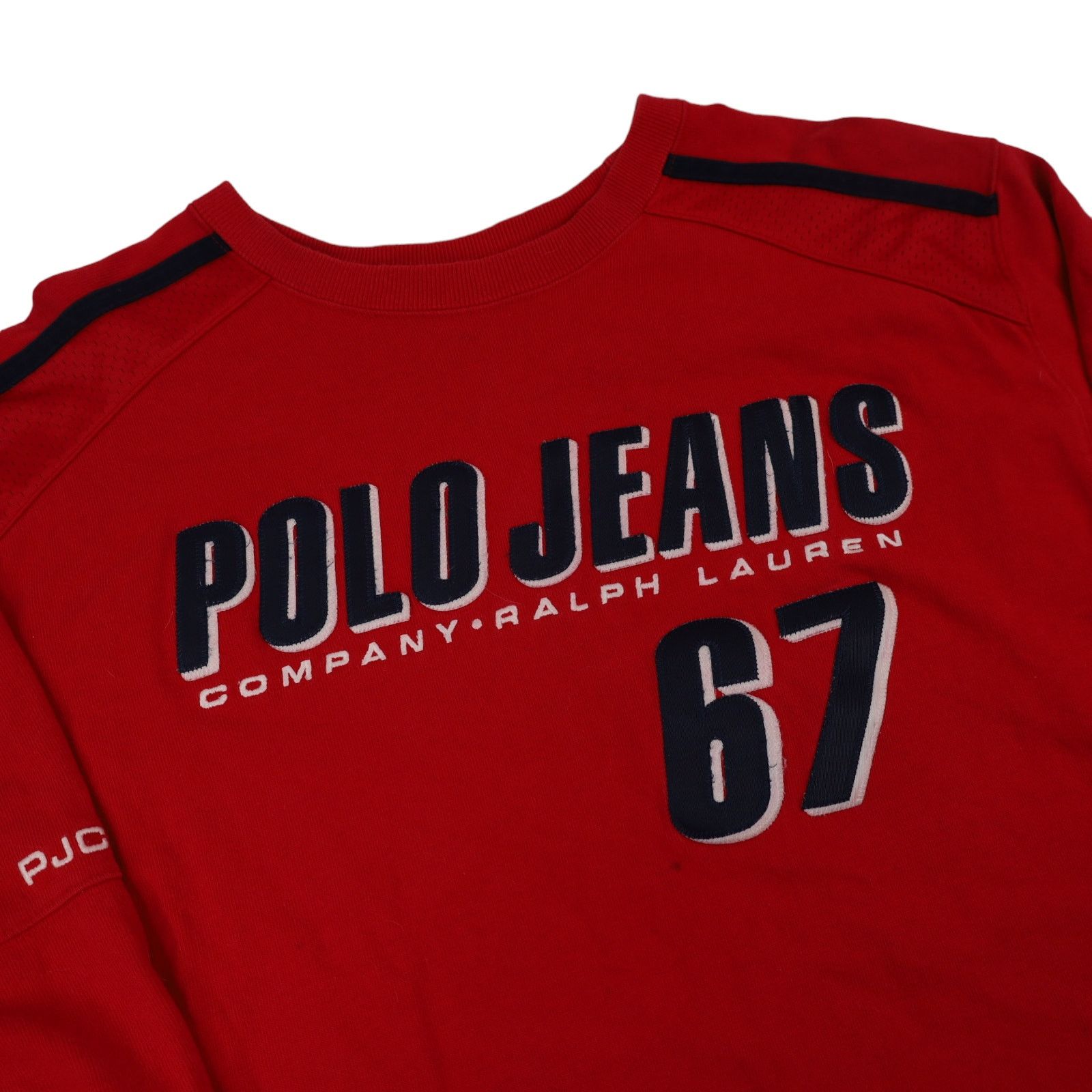 Polo Ralph Lauren × Vintage Vintage Polo Jeans Ralph Lauren Spellout Long Sleeve T Shirt Size US L / EU 52-54 / 3 - 5 Thumbnail