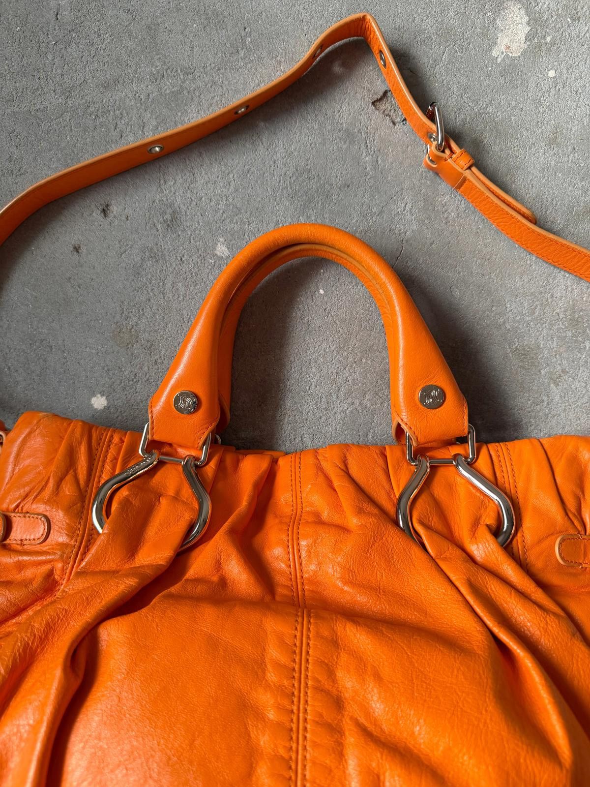 Celine Celine 2Way Leather Shoulder Bag Orange Size ONE SIZE - 7 Thumbnail