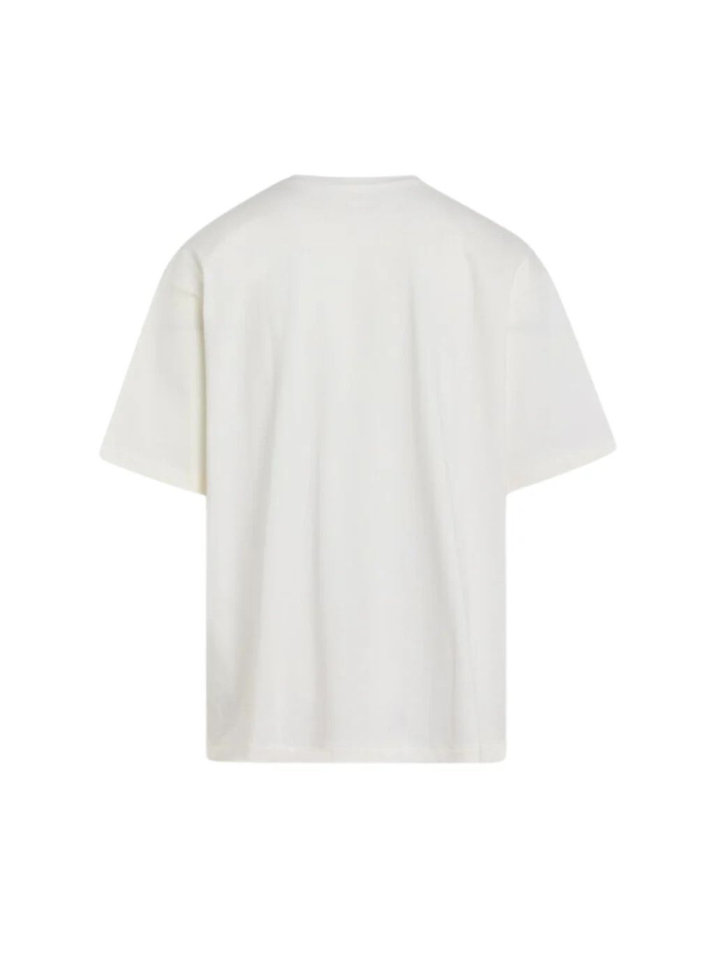 Jil Sander o1loc1c1124 T-Shirt in White/Blue Size US M / EU 48-50 / 2 - 2 Thumbnail