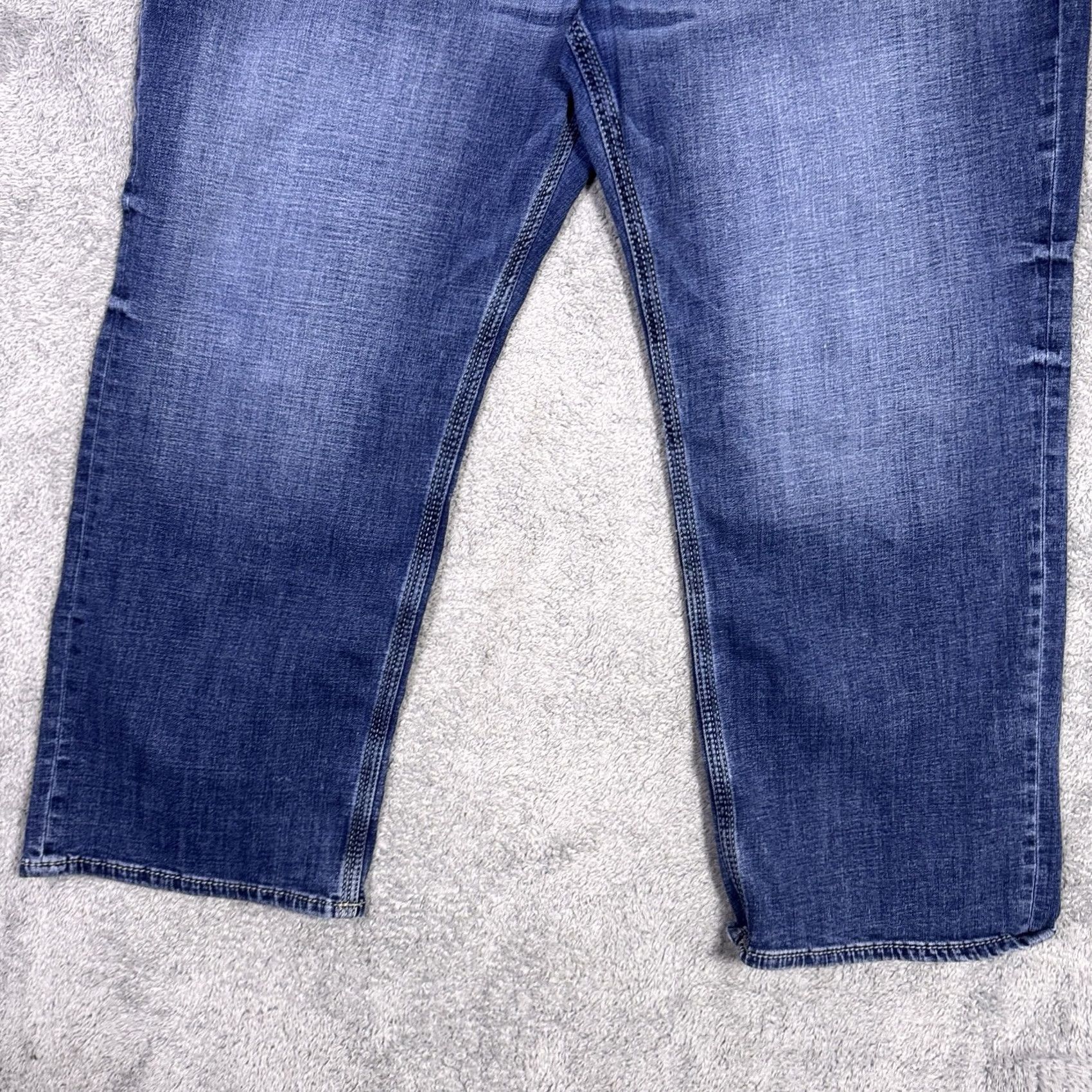BKE BKE Jeans Mens 48x29 Seth Stretch Denim Bootcut Jeans Workwear Western Cowboy 5-Pocket Mens Regular Blue Denim Stretch Bootcut Size US 32 / EU 48 - 2 Thumbnail