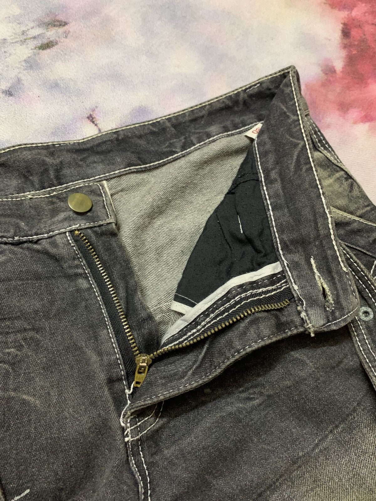 Tornado Mart Japanese Brand Aston Design Mud Washed Denim LGB ISHII Size US 33 - 5 Thumbnail