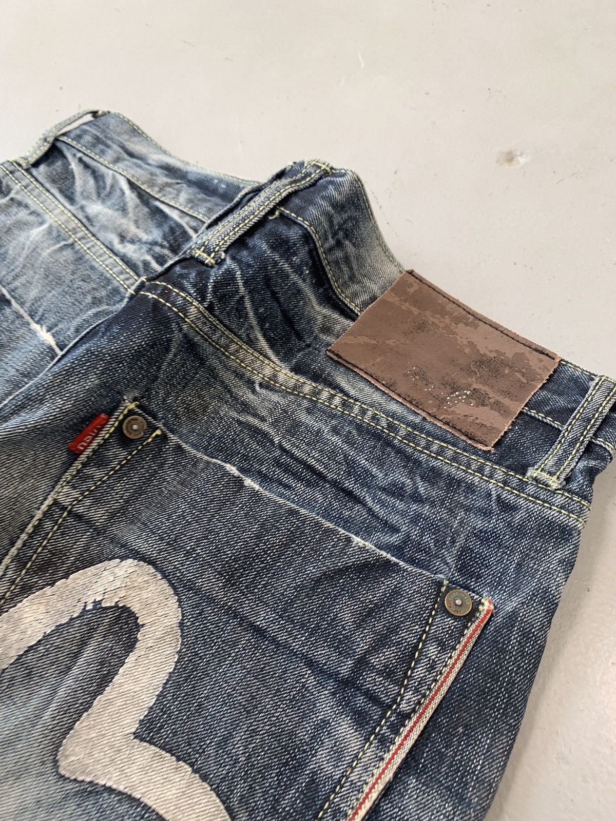 Japanese Brand Vintage Evisu inspired emboridered denim Size US 32 / EU 48 - 5 Thumbnail