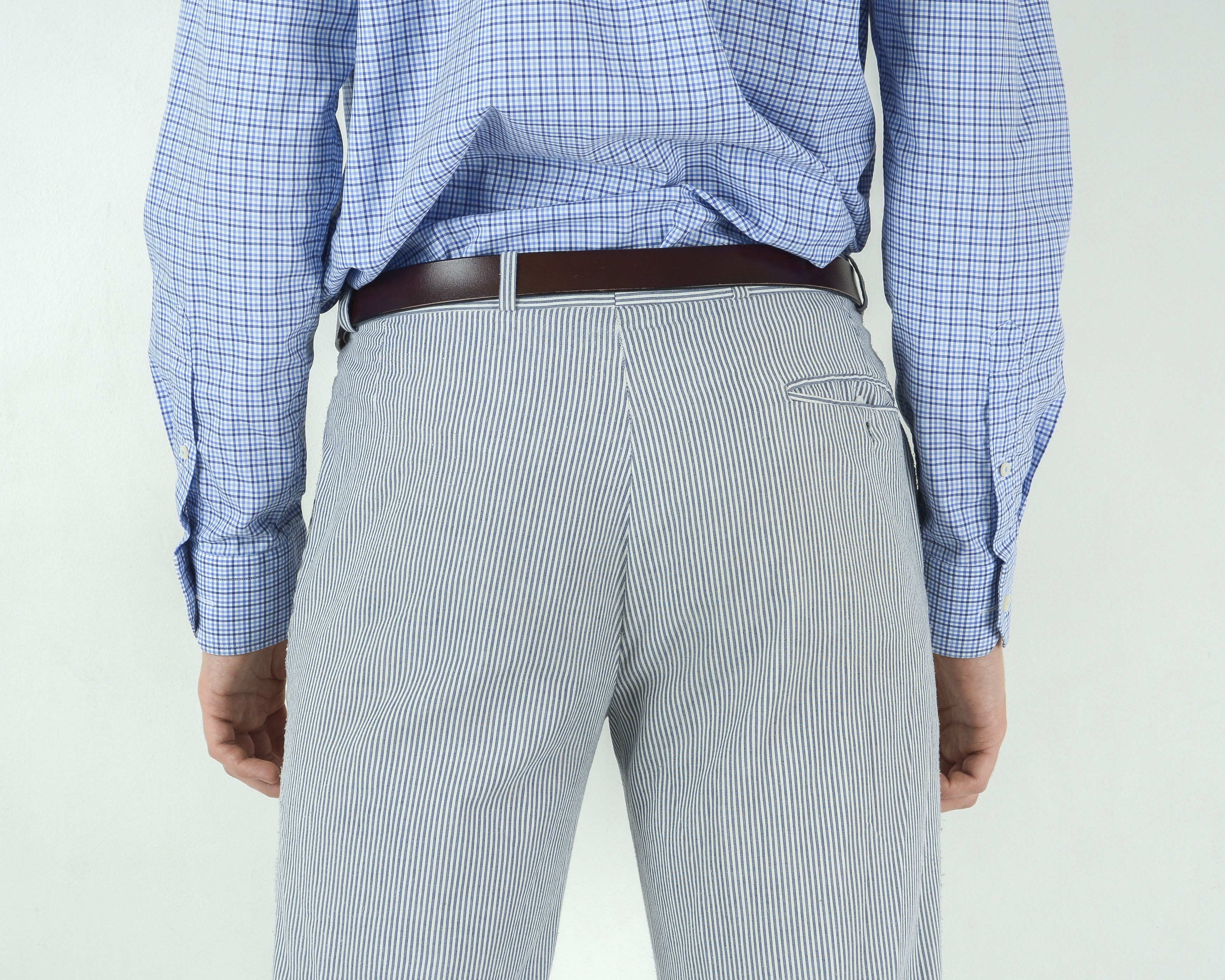 Designer × Other × Vintage Andre Francois W32 L32 Formal Striped Pants Trousers EU 48 Size 48R - 5 Thumbnail