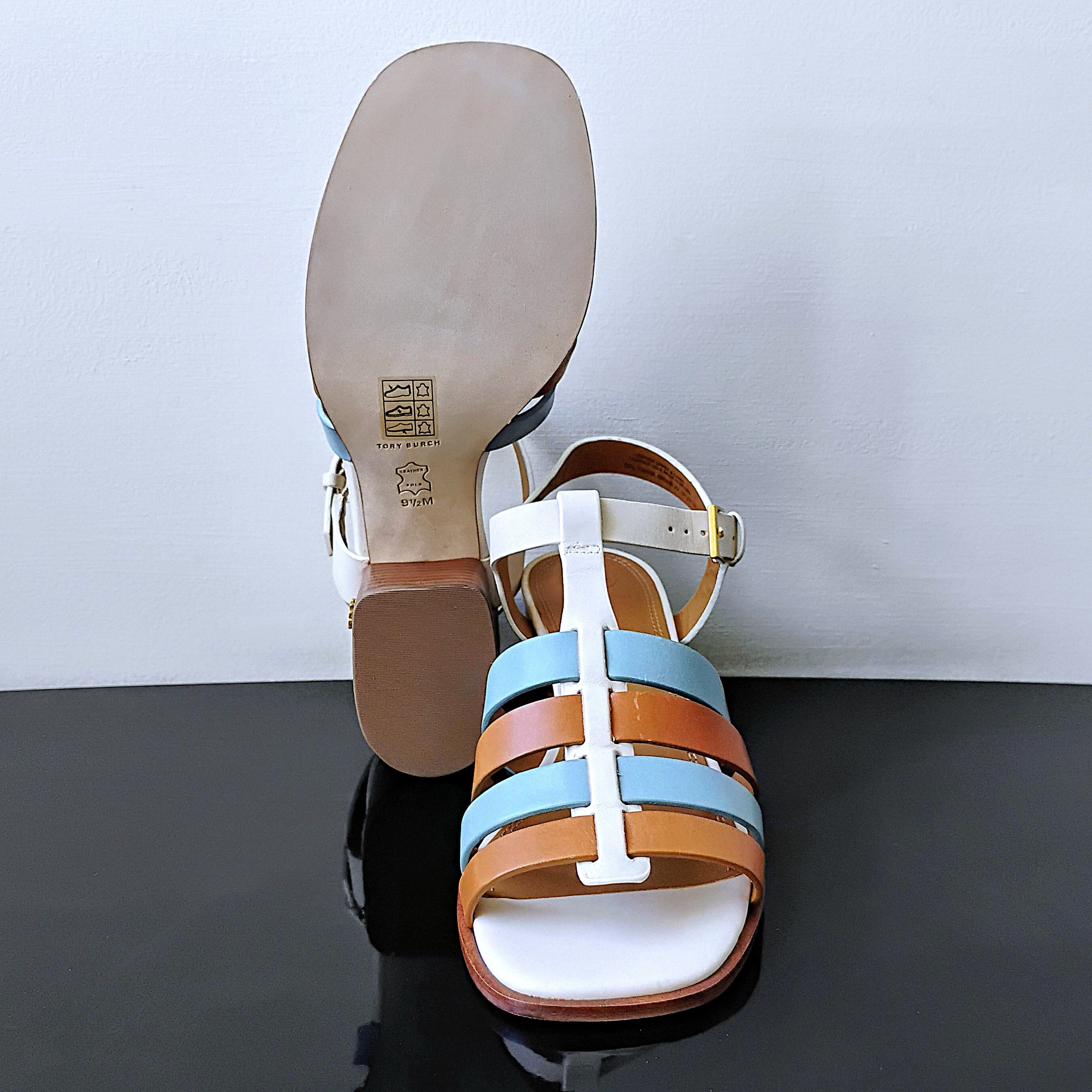 Tory Burch Tory Burch Women Fisherman Block Heel Sandal in Lovely Color Size US 9.5 / IT 39.5 - 12 Thumbnail