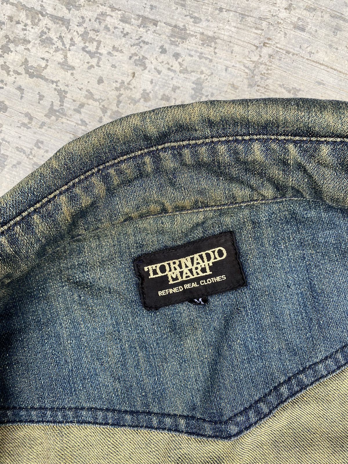Tornado Mart Distressed Tornado Mart denim jacket Size M / US 6-8 / IT 42-44 - 7 Thumbnail