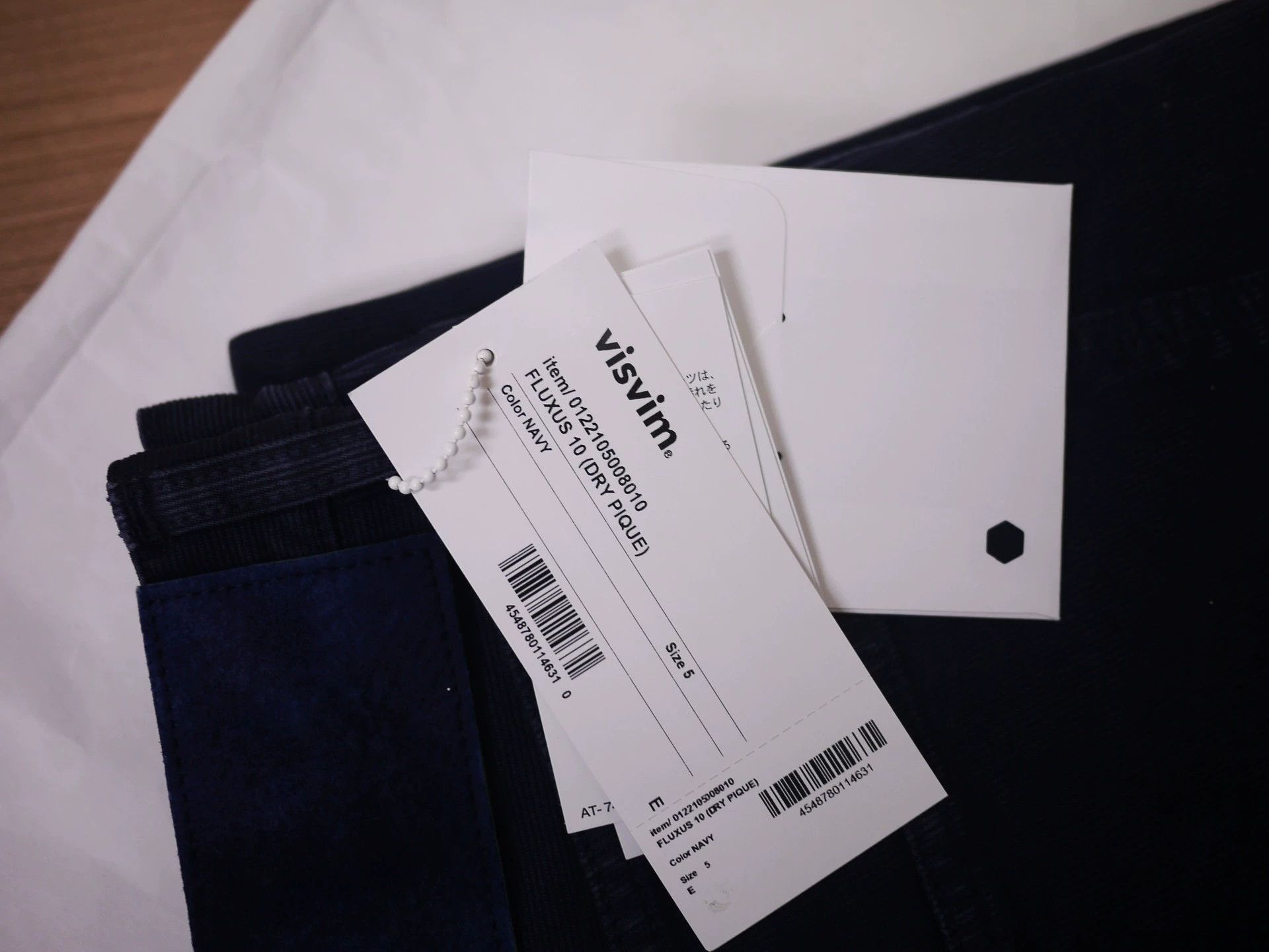 Visvim Visvim FLUXUS 10 Navy Size 5 Size US 38 / EU 54 - 8 Thumbnail