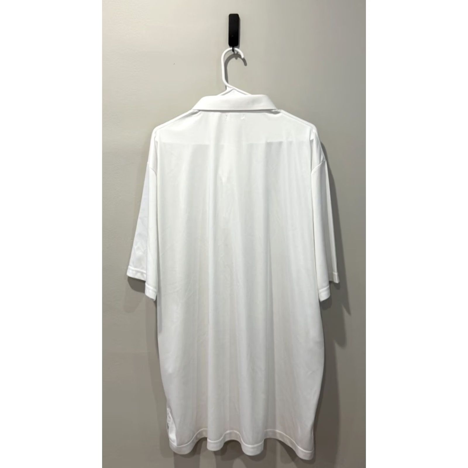 CO VINTAGE Collars & Co Polo Shirt Mens 3XL White Golf Dress Collar Shark Tank Size 48R - 2 Thumbnail
