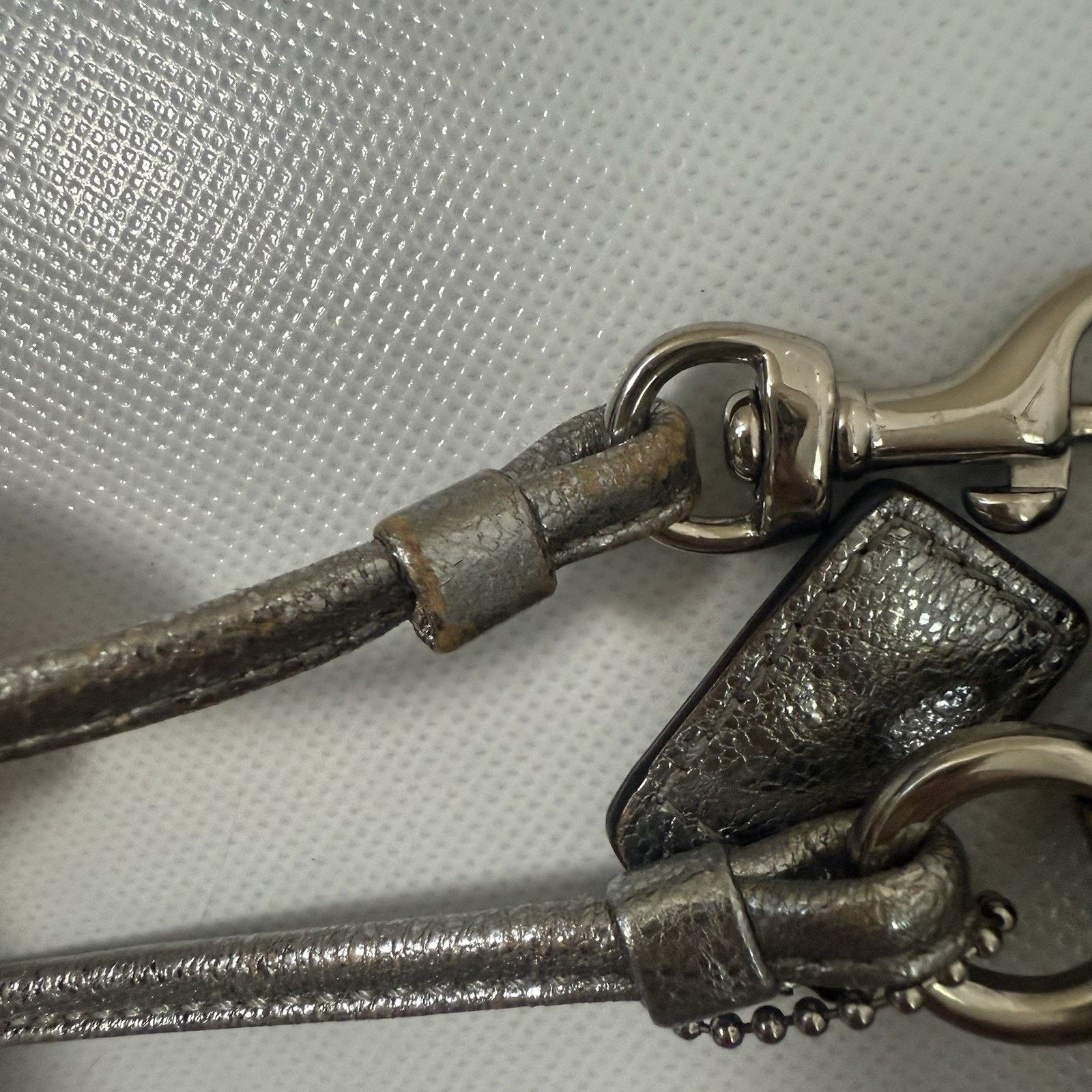 Coach Coach Poppy Black Wristlet Wallet Card Holder Silver Y2K Size ONE SIZE - 10 Thumbnail