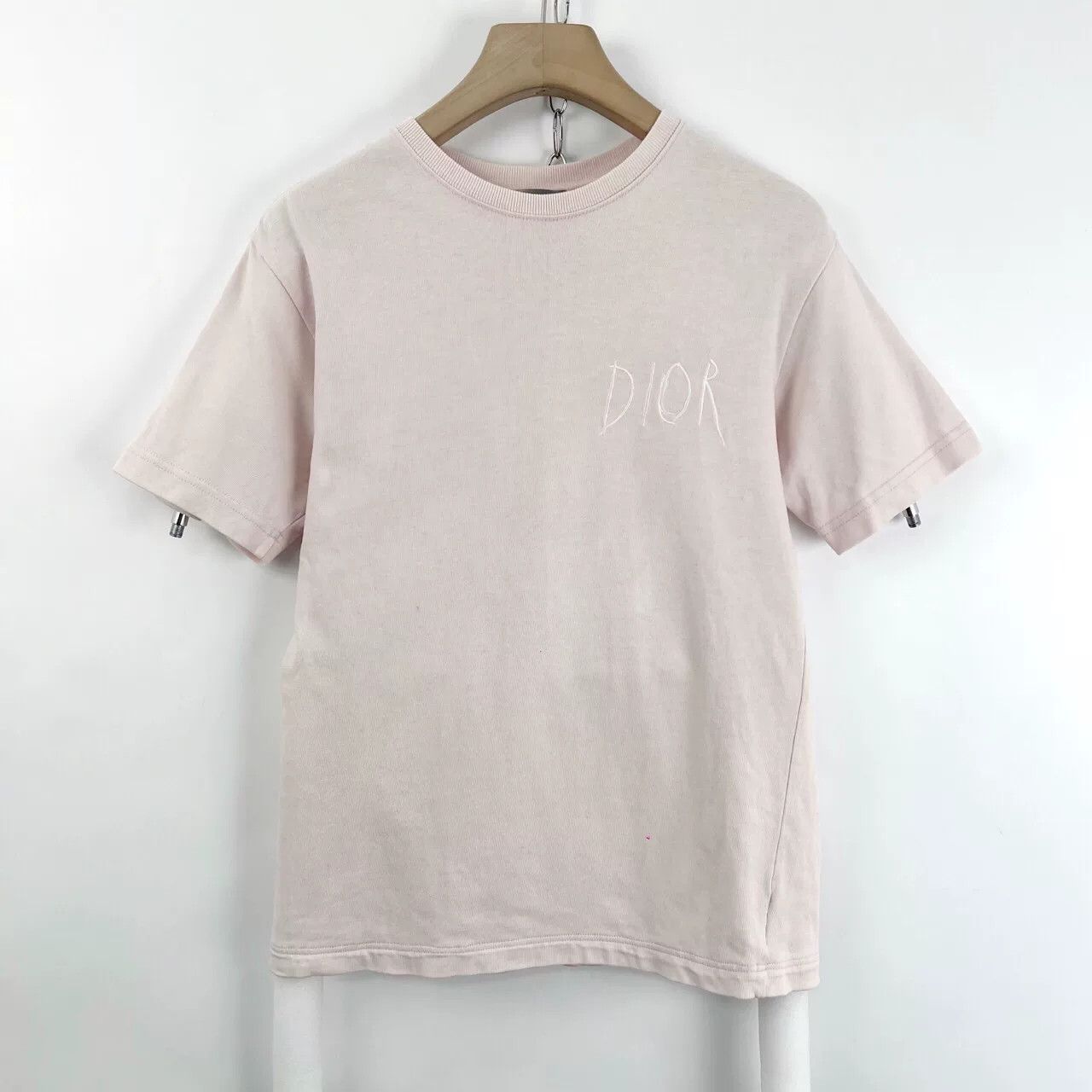 Dior Dior Pink Embroidered Logo Short-Sleeve Size XXS / US 00 / IT 34 - 1 Thumbnail