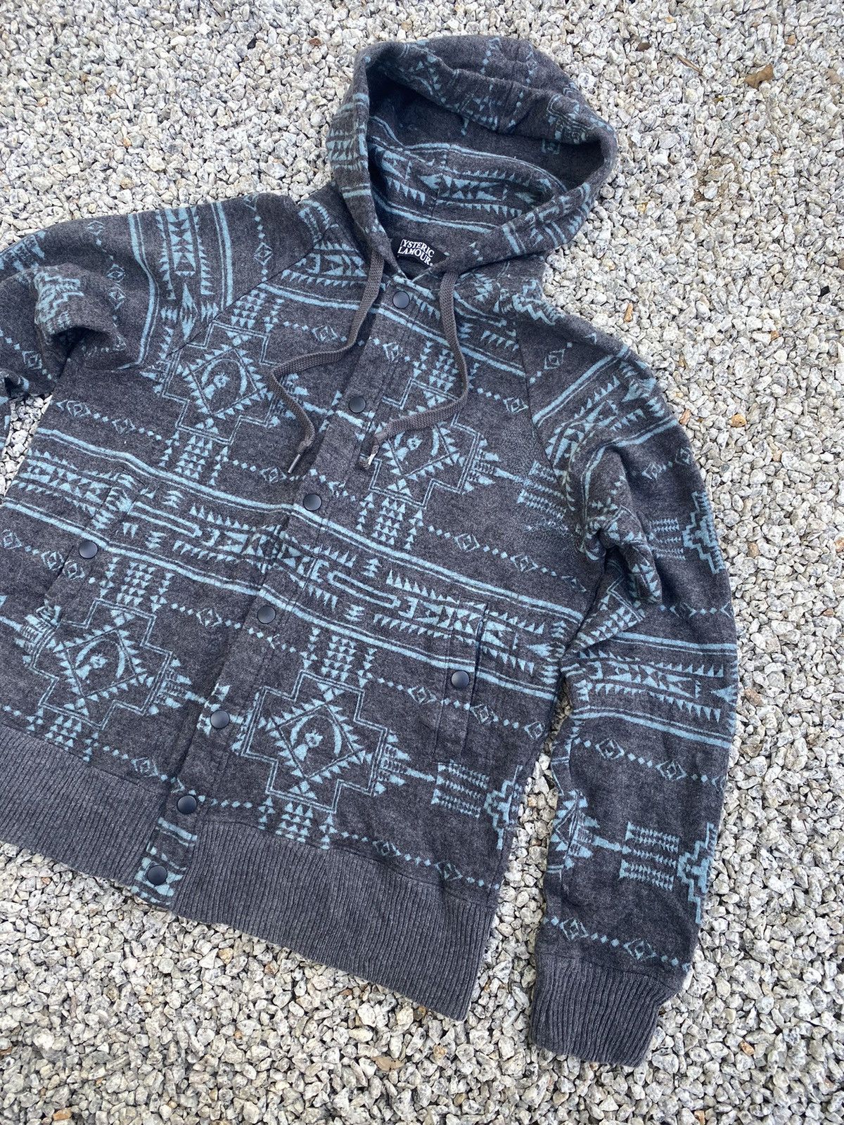 Hysteric Glamour Vintage Hysteric Glamour Navajo Design Hoodie Button Ups Size S / US 4 / IT 40 - 3 Thumbnail