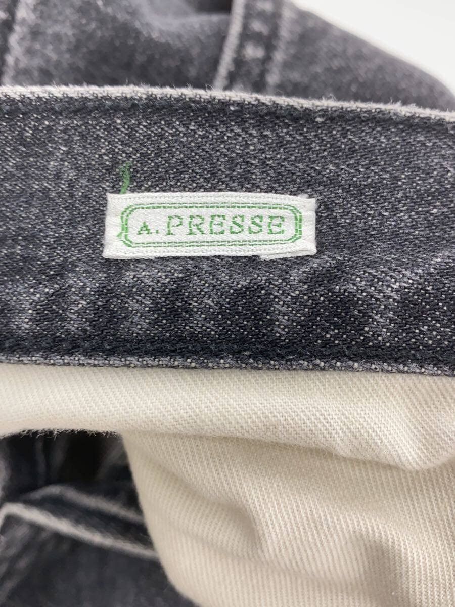 A.PRESSE Black Cotton Washed Denim Pants Bottoms Size US 32 / EU 48 - 5 Thumbnail
