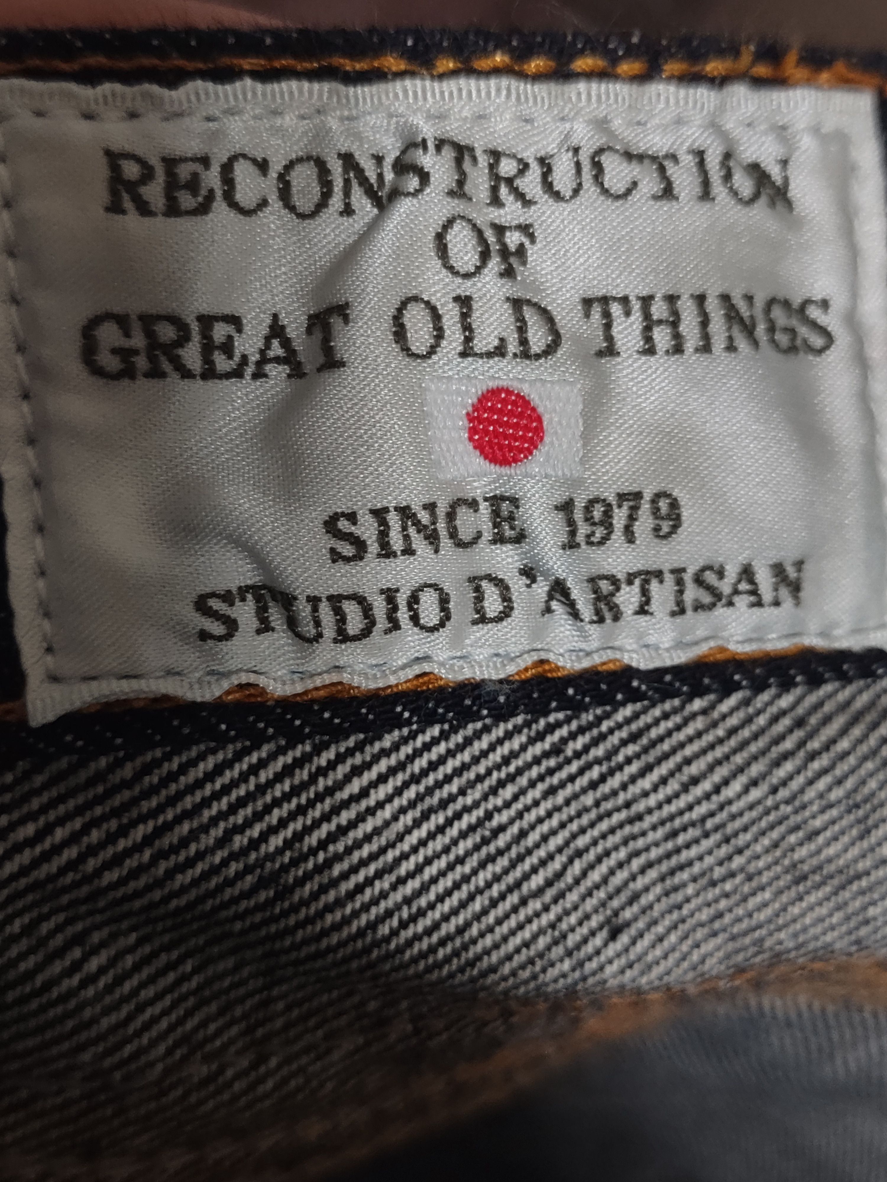 Studio D'Artisan STUDIO D’ARTISAN - 15oz Slim Straight - SD-103 Size US 36 / EU 52 - 7 Thumbnail