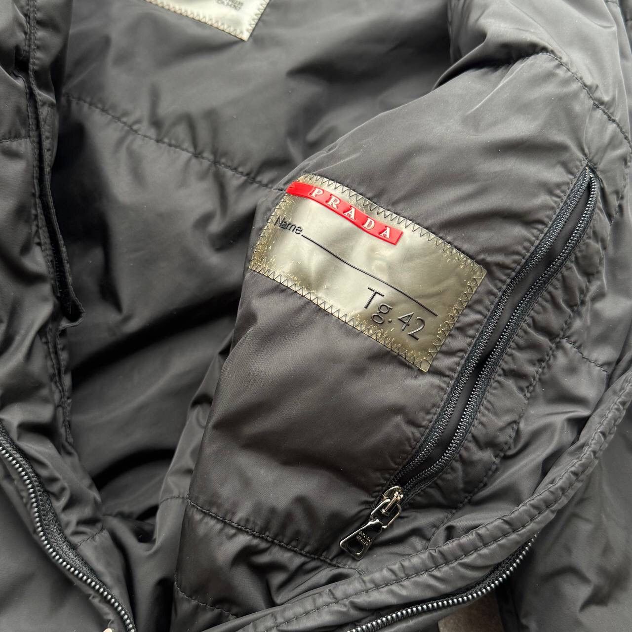 Prada Prada Red Tab Logo Vintage Zip Jacket Size M / US 6-8 / IT 42-44 - 11 Thumbnail