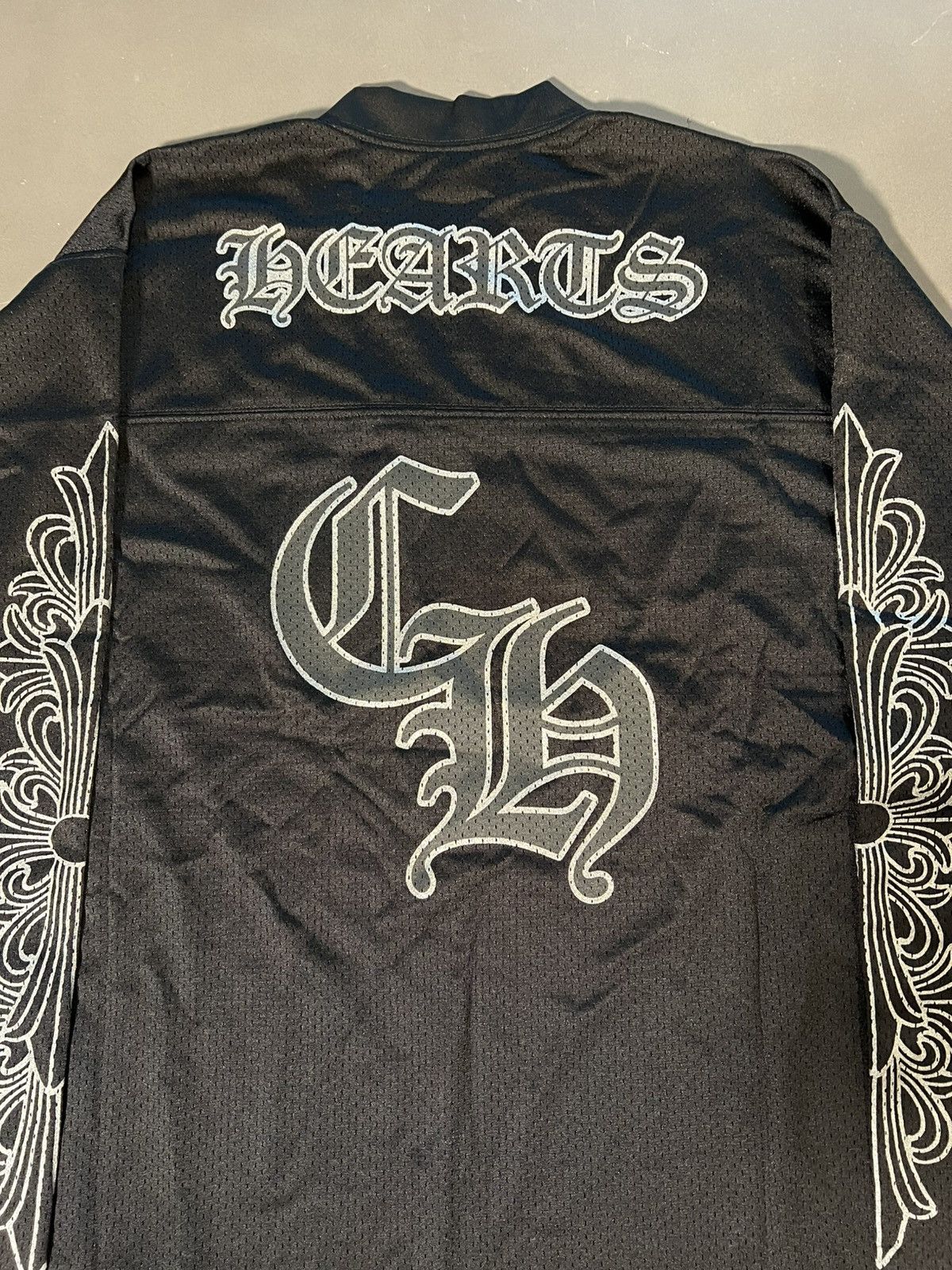 トップス Chrome Hearts Mesh Jersey Long Sleeve Chrome Hearts