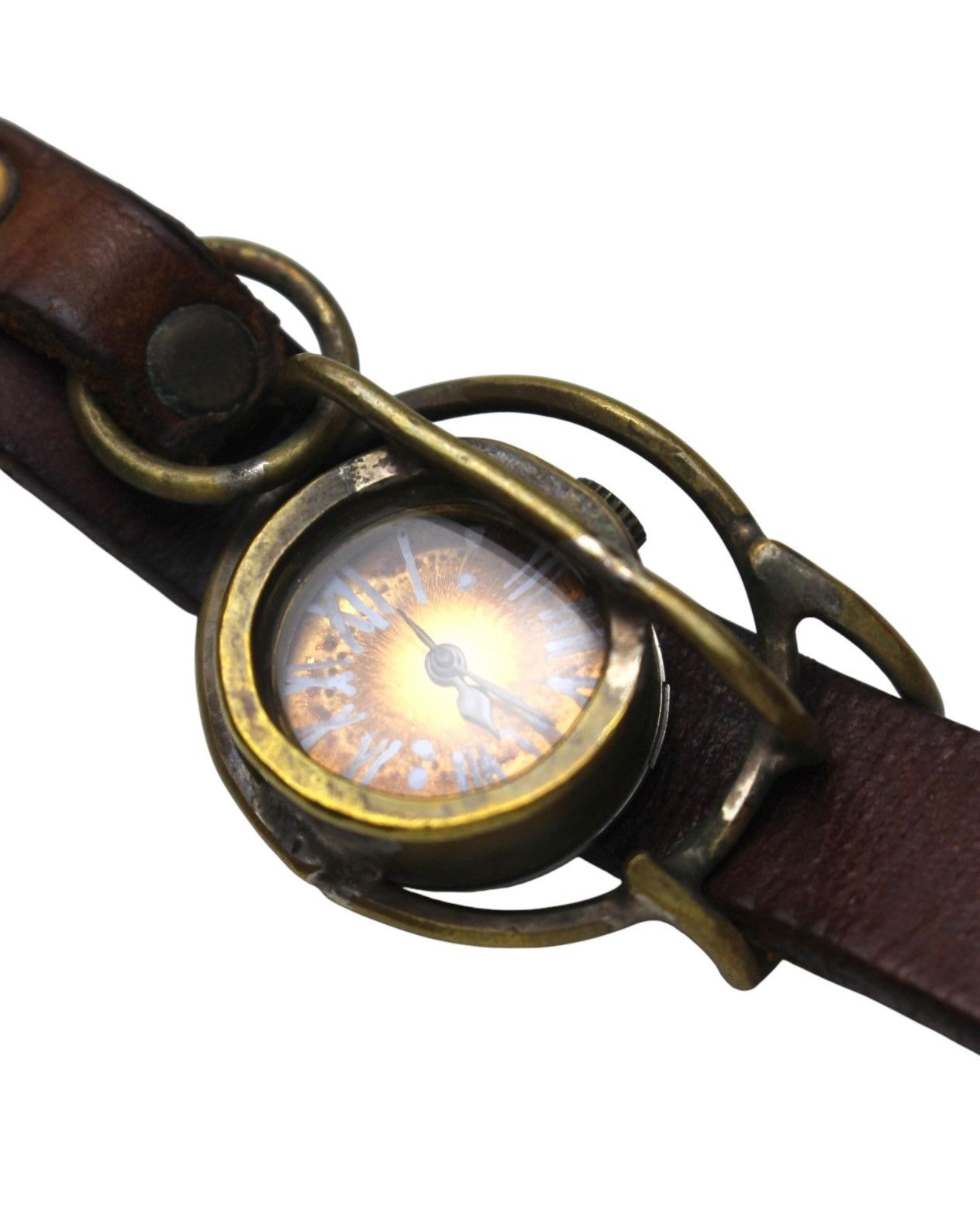 Handmade 1990S JAPANESE HANDCRAFTED STEAMPUNK WATCH Size ONE SIZE - 5 Thumbnail