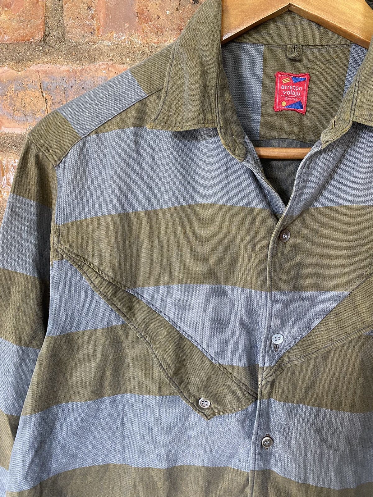 Issey Miyake 80s Arrston Volaju kohshin satoh Prisoner stripe flap Size US M / EU 48-50 / 2 - 5 Thumbnail