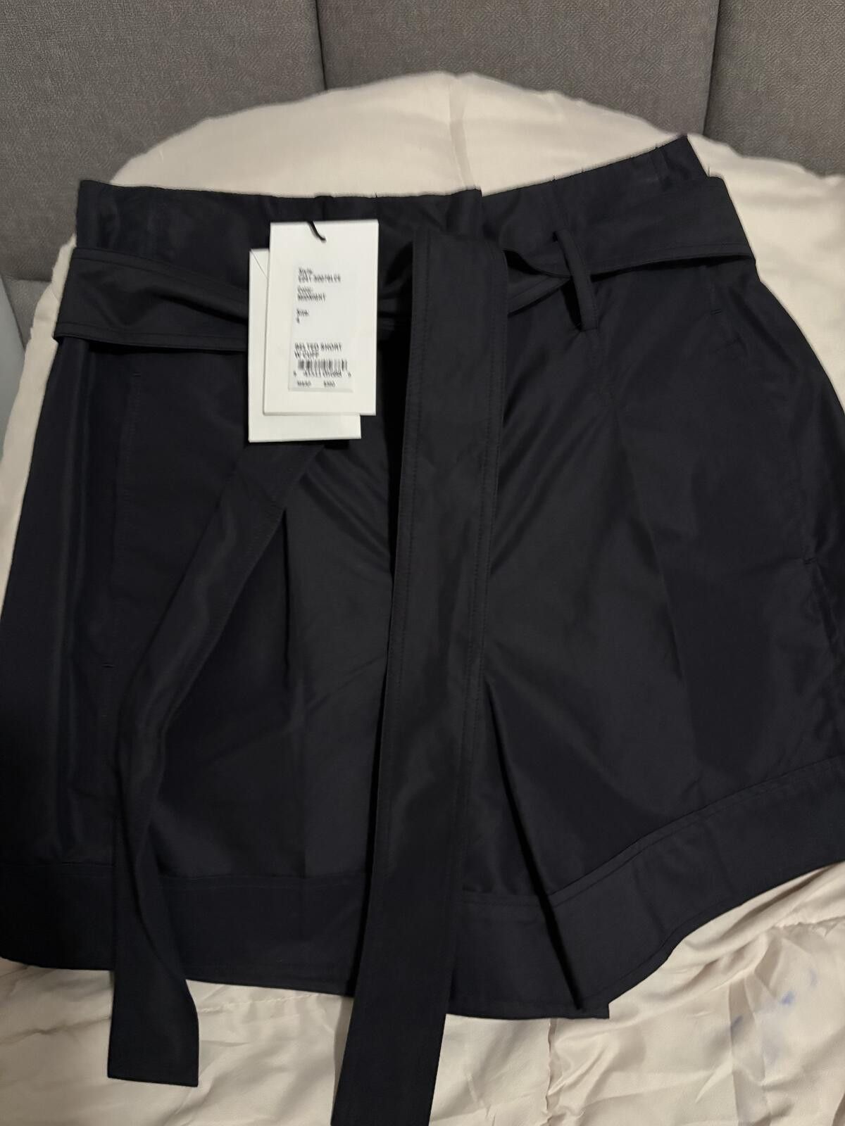 3.1 Phillip Lim 3.1 Phillip Lim Tie Waist Short Women's Black Size 27" / US 4 / IT 40 - 4 Thumbnail