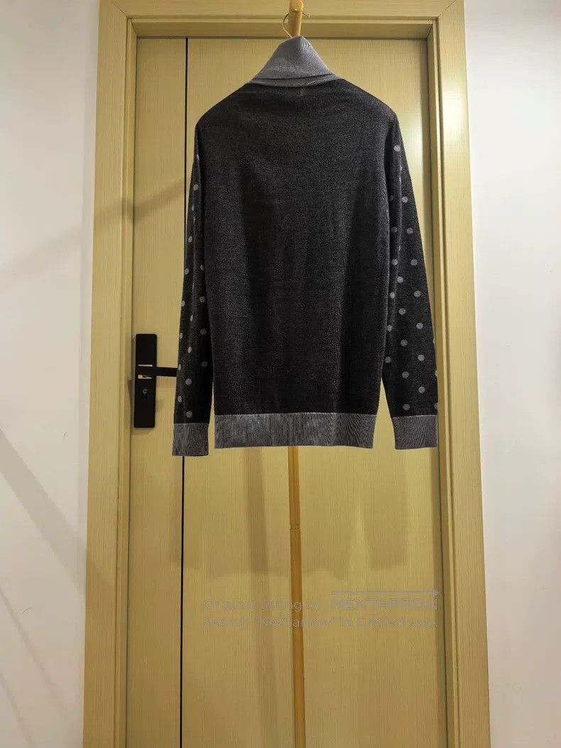 Hermes Hermes Polka Dot High Neck Knit Top Size XXS / US 00 / IT 34 - 2 Thumbnail