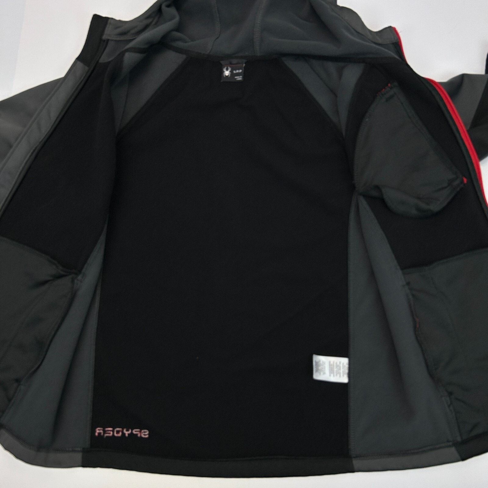Spyder Spyder Mendoza Hooded Softshell Jacket Black Full Zip S Size US S / EU 44-46 / 1 - 3 Thumbnail