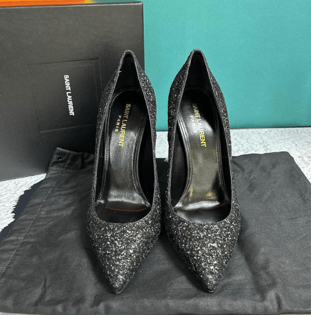 Saint Laurent Paris YSL Stiletto Heels Size US 7 / IT 37 - 1 Thumbnail