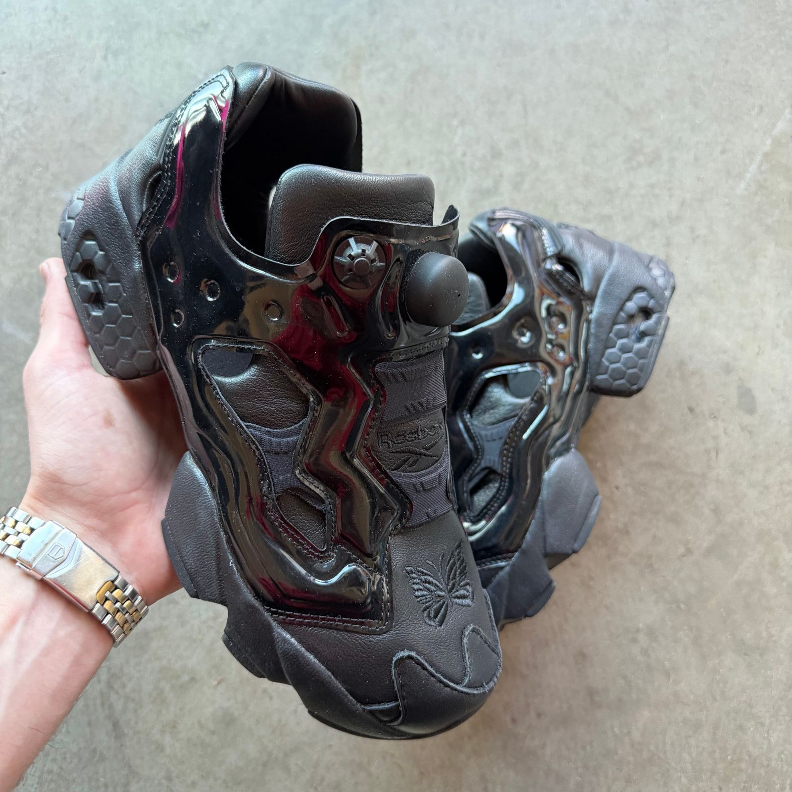 Reebok Needles x Reebok Instapump Fury 94 Black Size US 7 / EU 40 - 1 Thumbnail