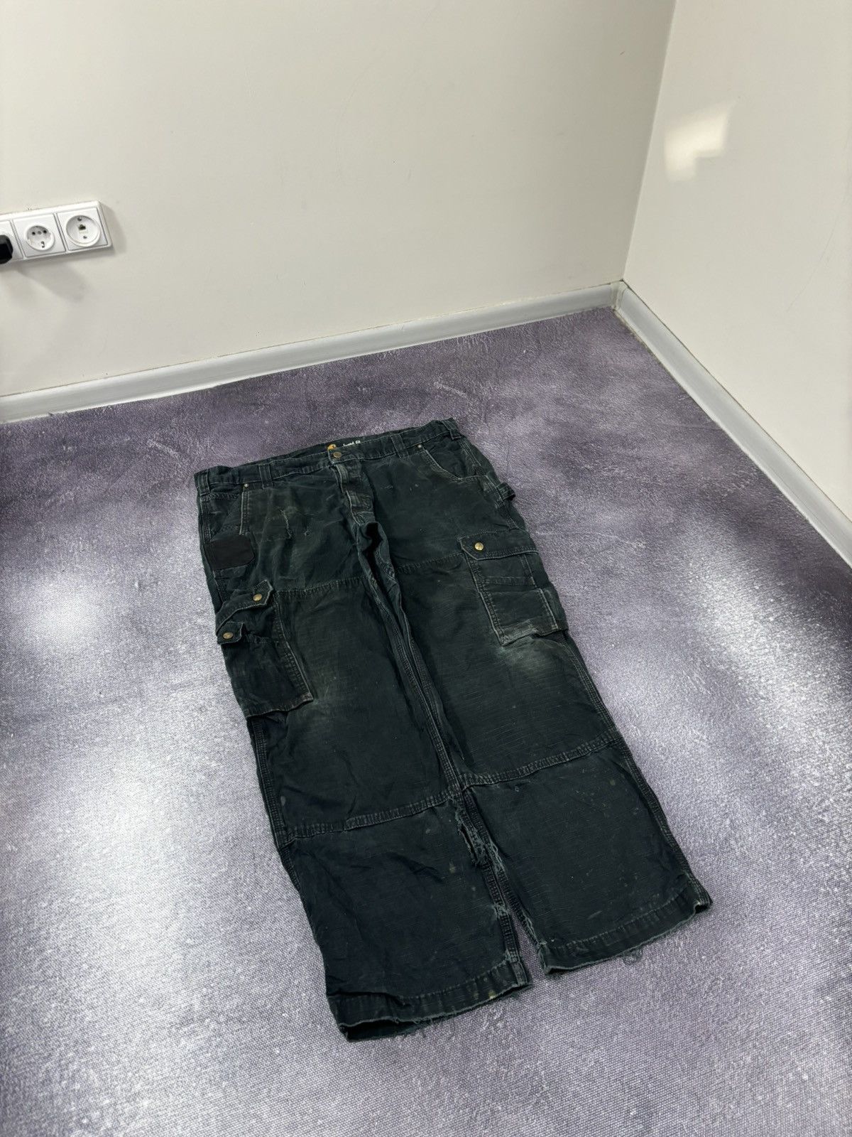 Carhartt Vintage Carhartt USA Dark Green Work Hype Baggy Cargo Pants Size US 40 / EU 56 - 11 Thumbnail