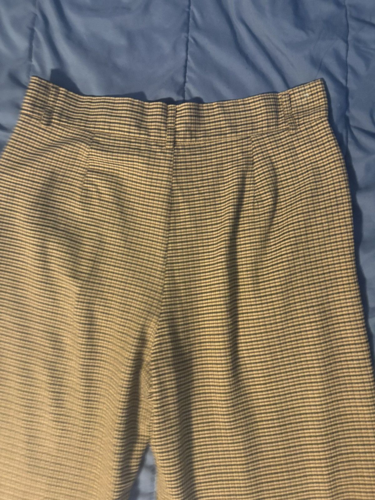 Other Women's Beige Check Pleated Wide-Leg Dress Plaid Accent XL Size 40" / US 18 - 4 Thumbnail