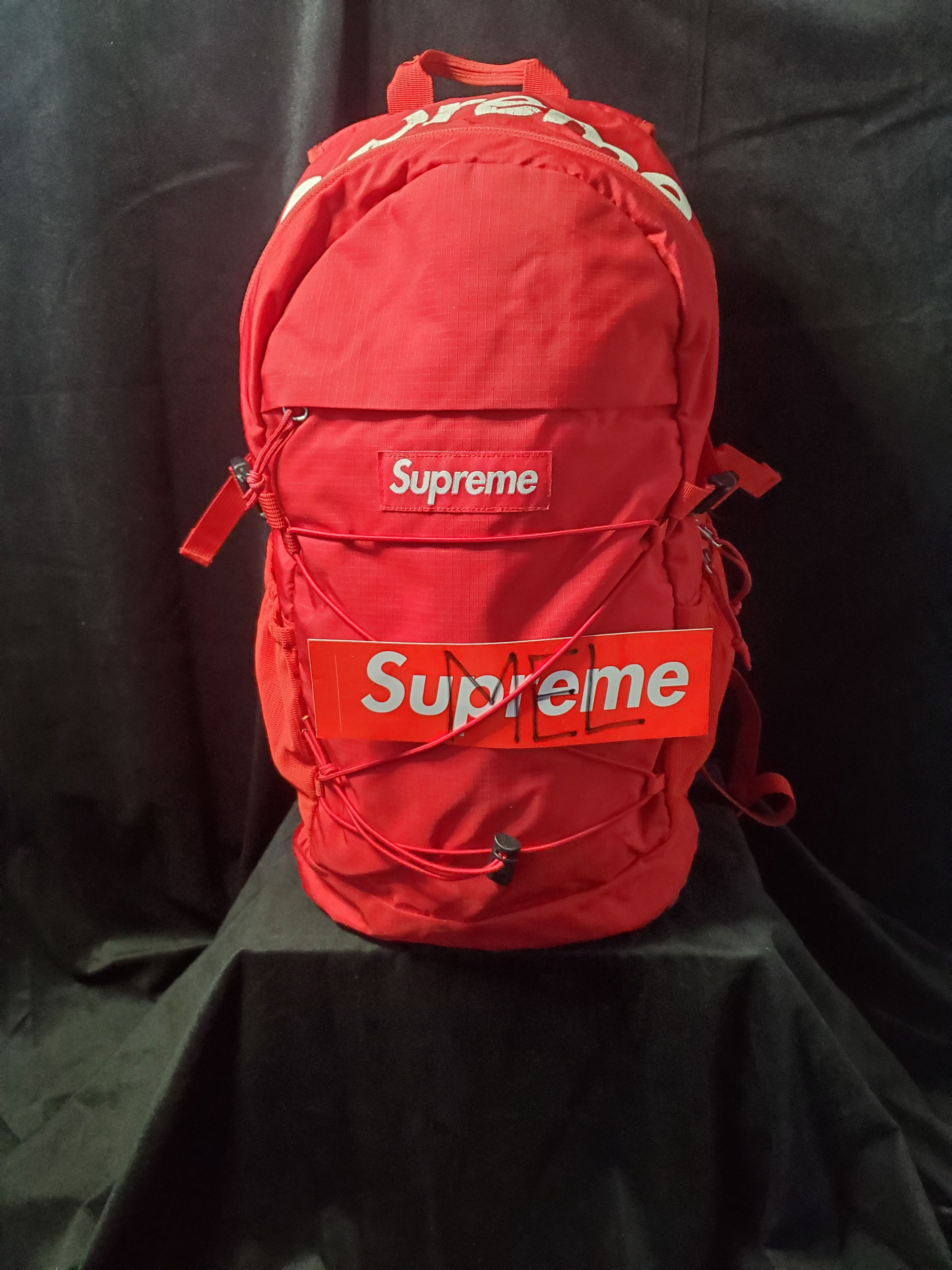 Supreme Supreme Cordura 210 Denier backpack red SS16 | Grailed