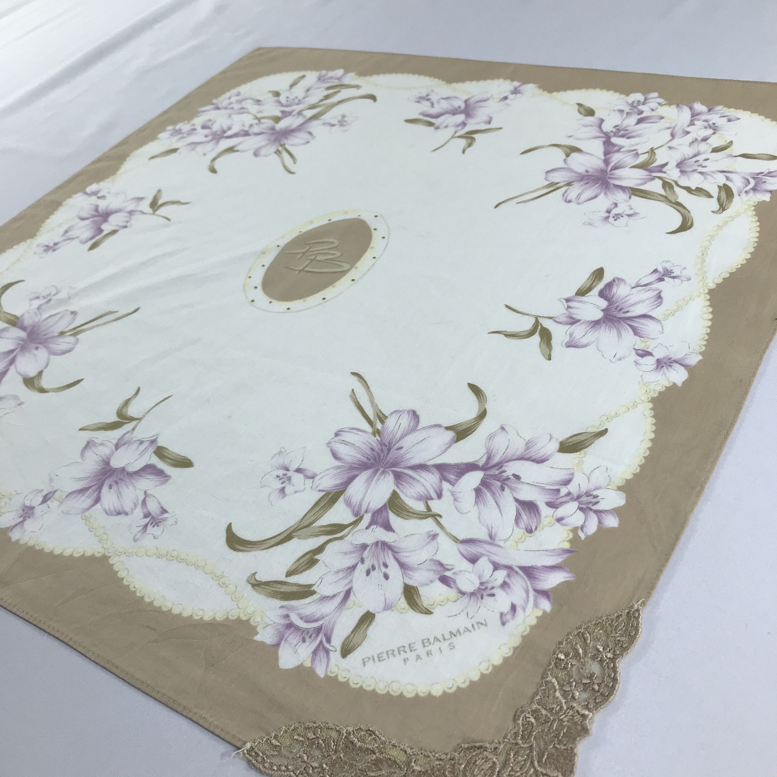 Pierre Balmain Pierre Balmain Handkerchief Neckerchief Bandana H1141 Size ONE SIZE - 4 Thumbnail