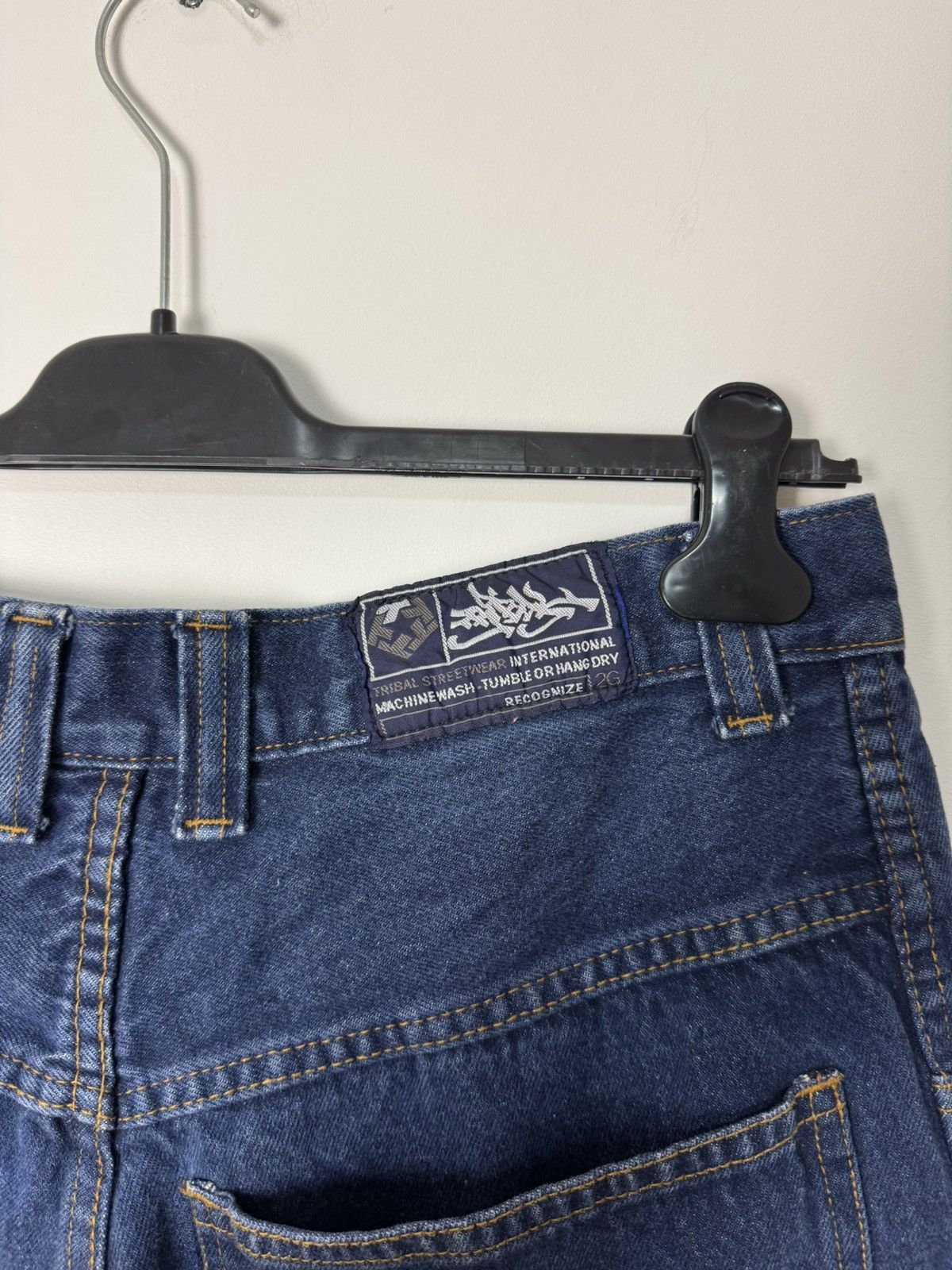 Tribal Streetwear Vintage 00s Tribal Streetwear Denim Shorts Baggy jnco style Size US 34 / EU 50 - 11 Thumbnail
