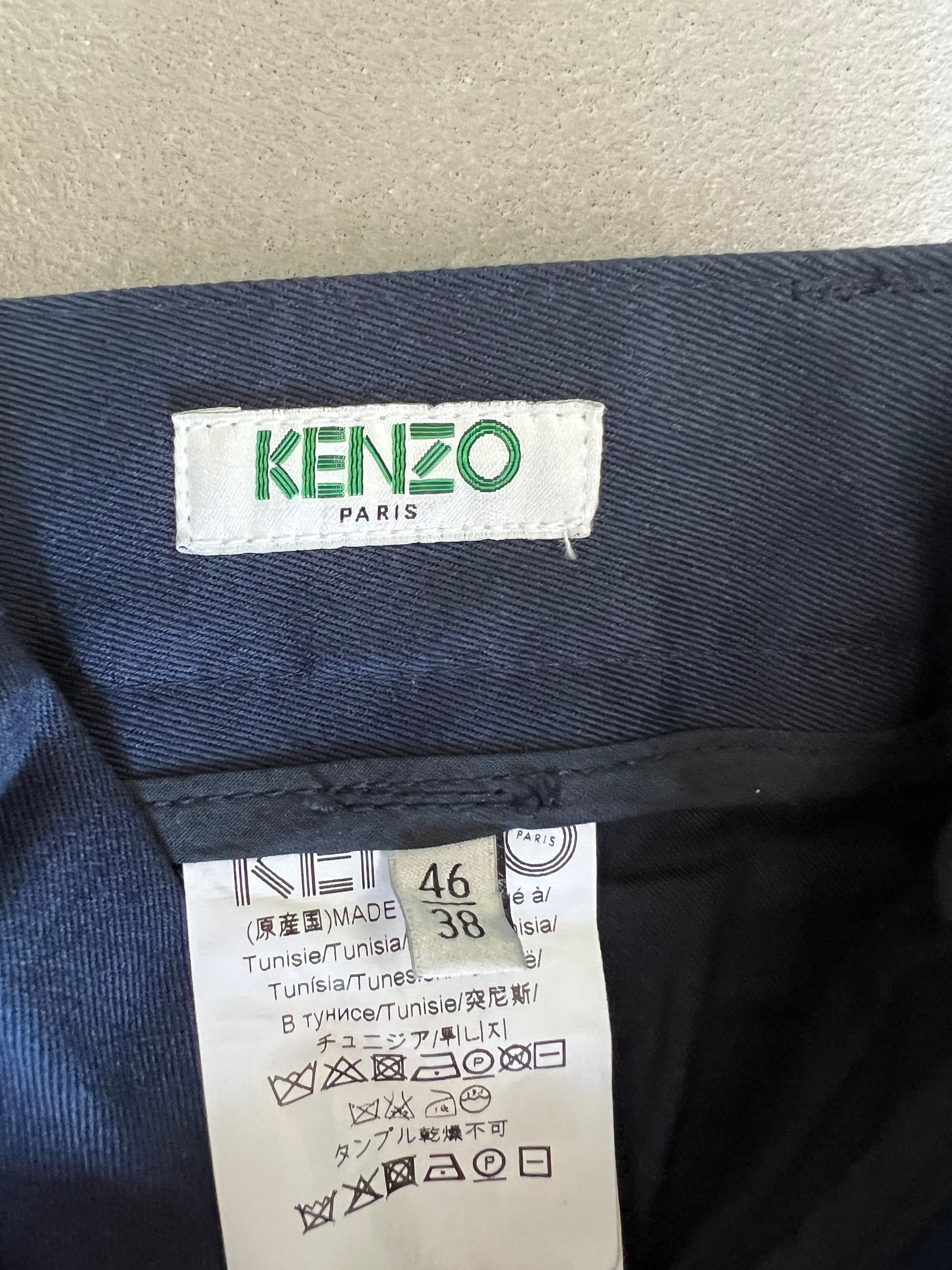 Kenzo Kenzo Long Single Pleated Bermuda Shorts Size US 30 / EU 46 - 5 Thumbnail