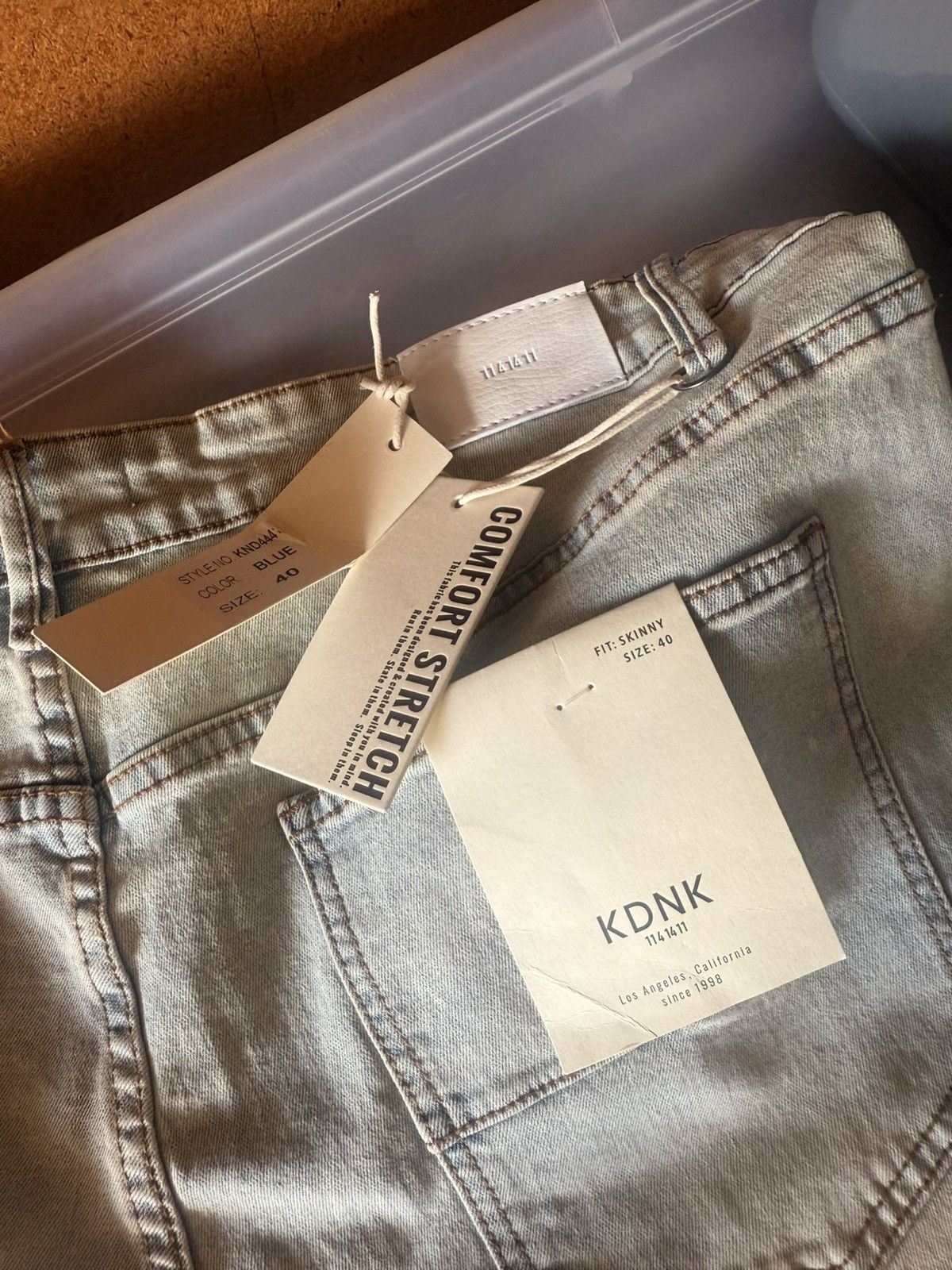 Other KDNK designer jeans size 40 men’s NWT Size US 40 / EU 56 - 7 Thumbnail