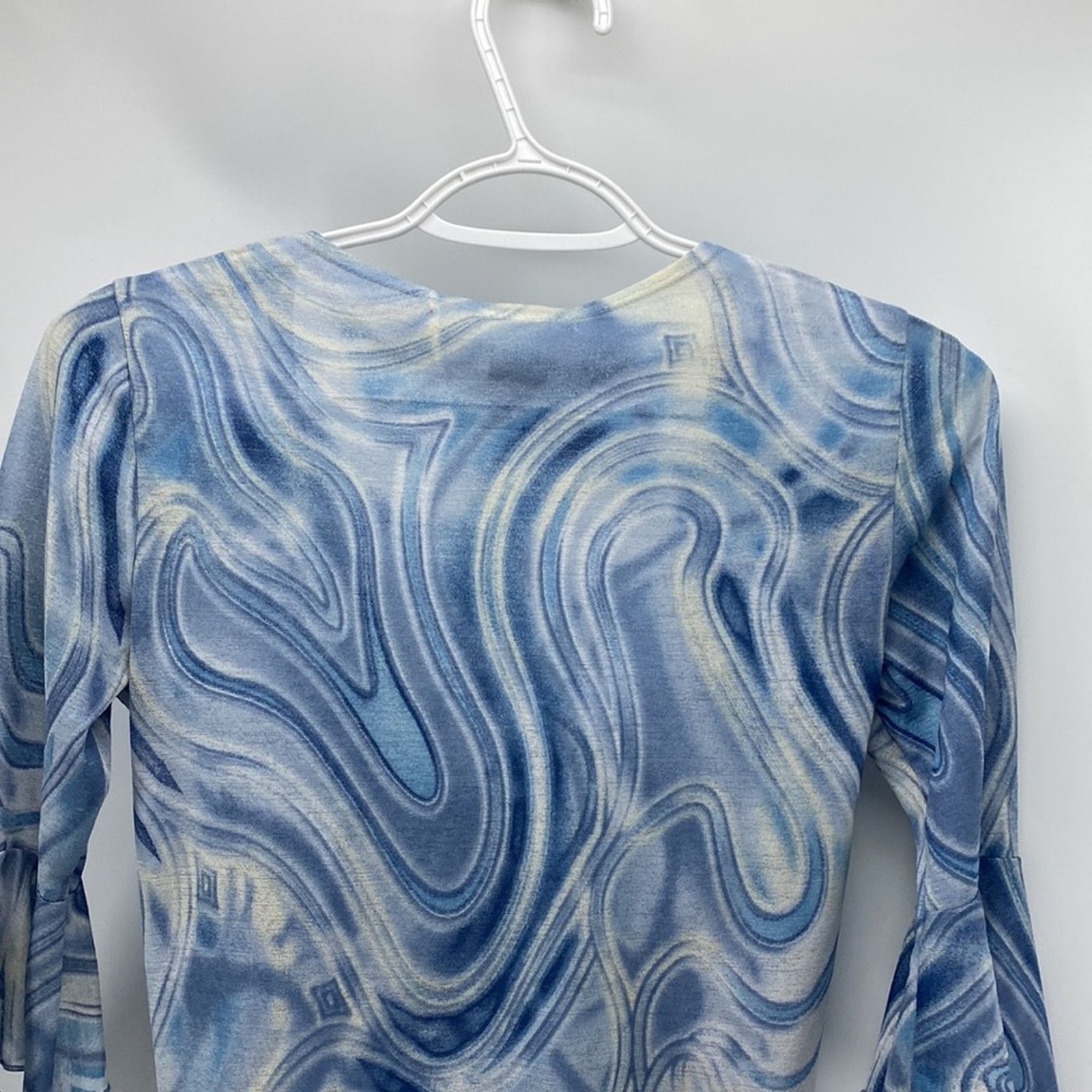 Other Finesse marble printed True Y2K top size S handkerchief hem Size S / US 4 / IT 40 - 7 Thumbnail