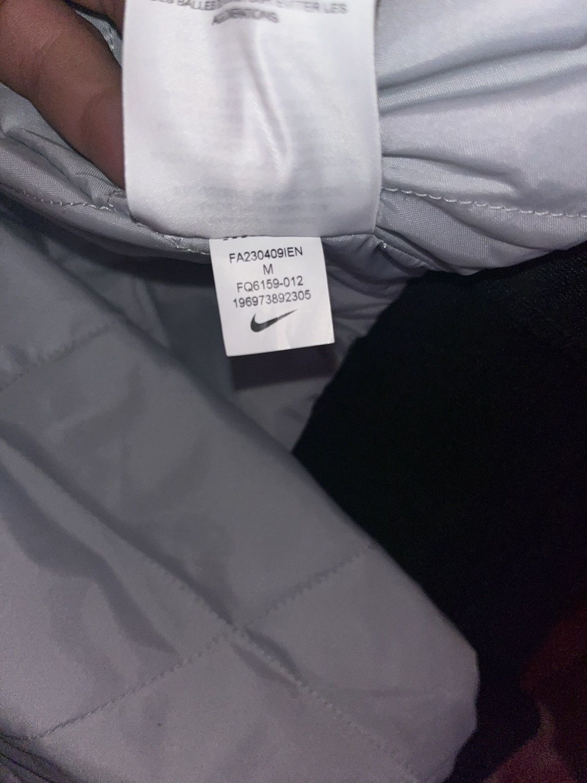Nike Gray Nike bomber jacket Size US M / EU 48-50 / 2 - 8 Thumbnail