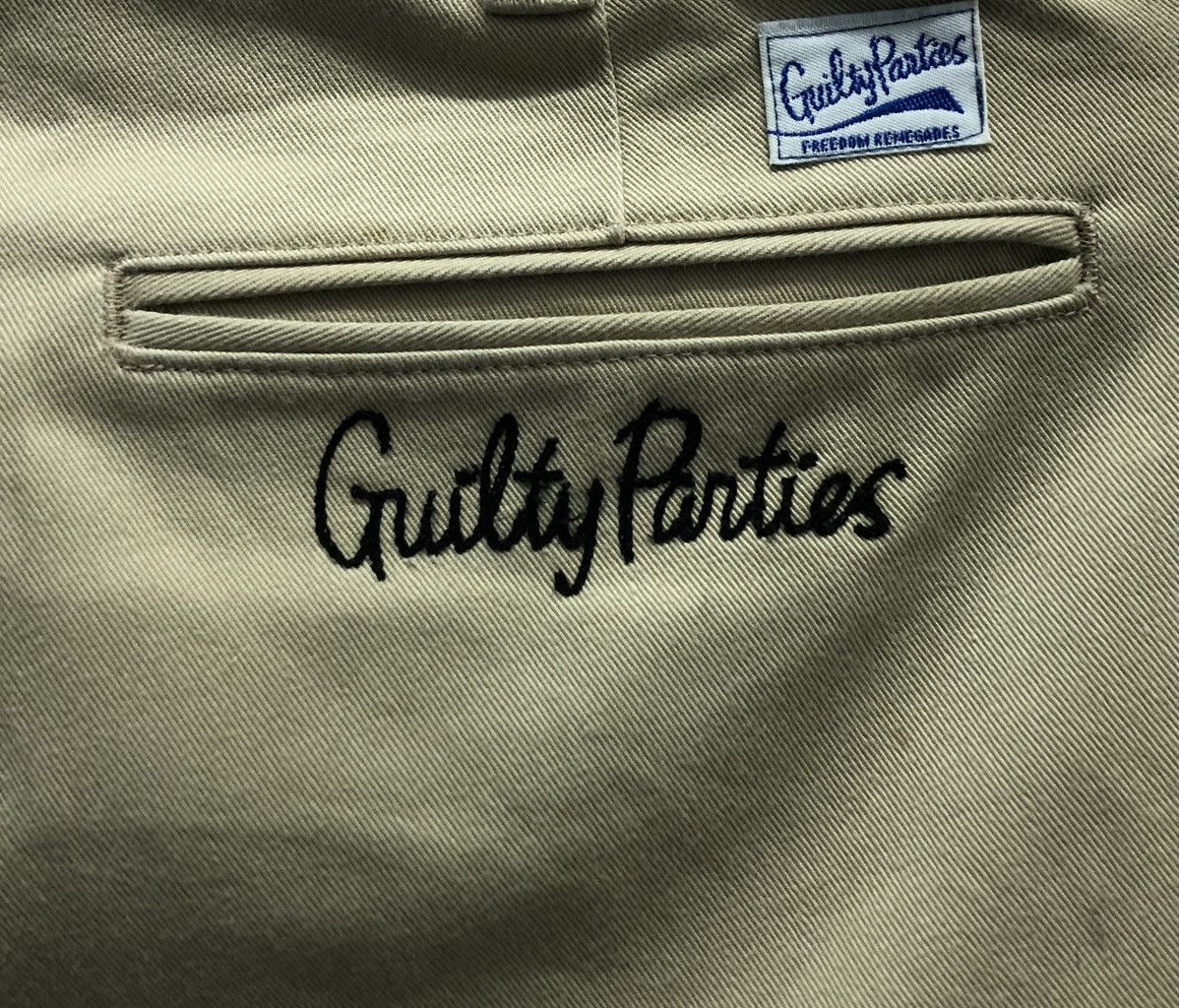 Vintage Wacko Maria Tokyo Guilty Parties Khaki Chino Pants