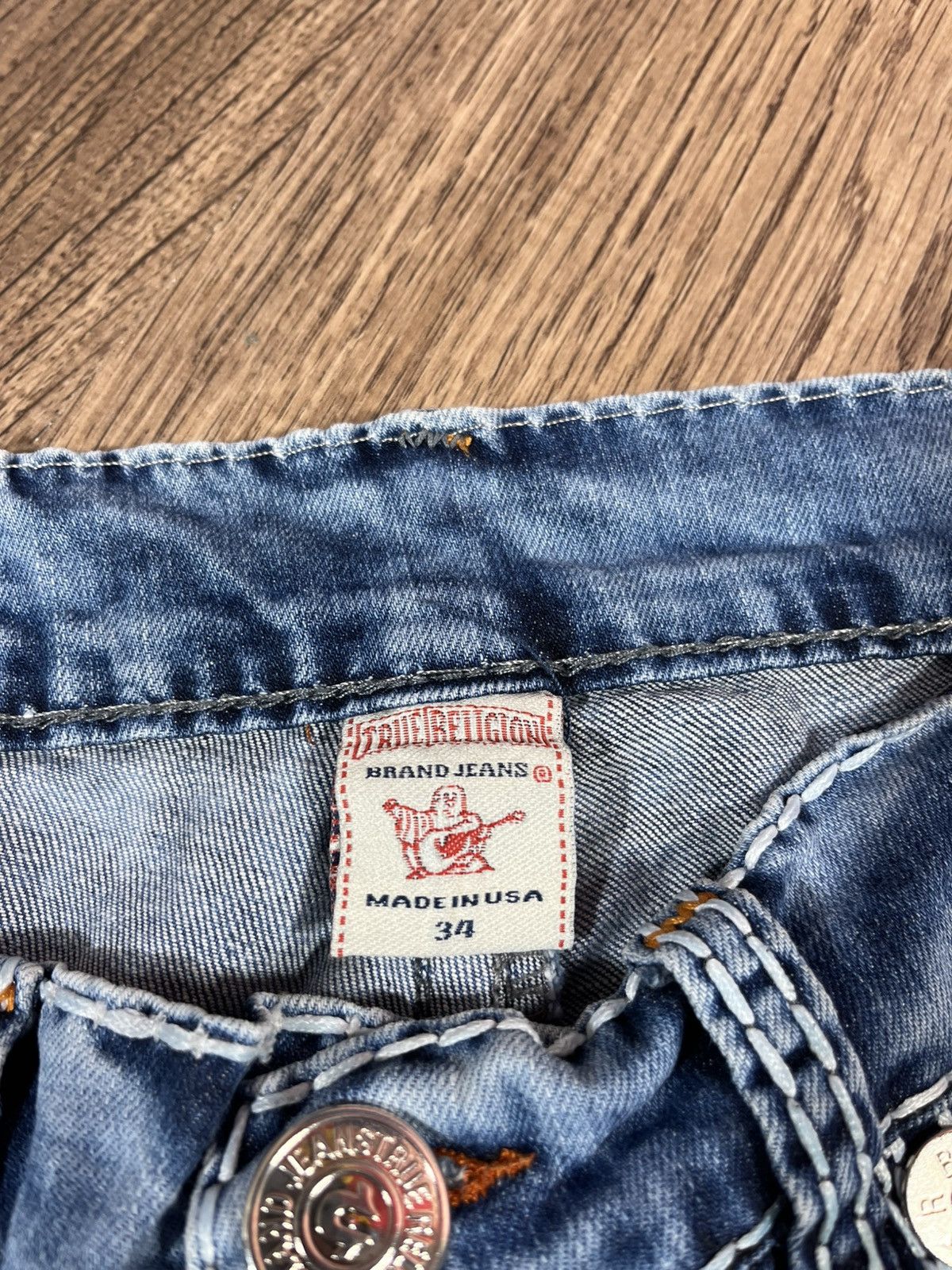 True Religion True Religion Vintage Jackson Y2K Denim Jeans Pants Size US 34 / EU 50 - 11 Thumbnail