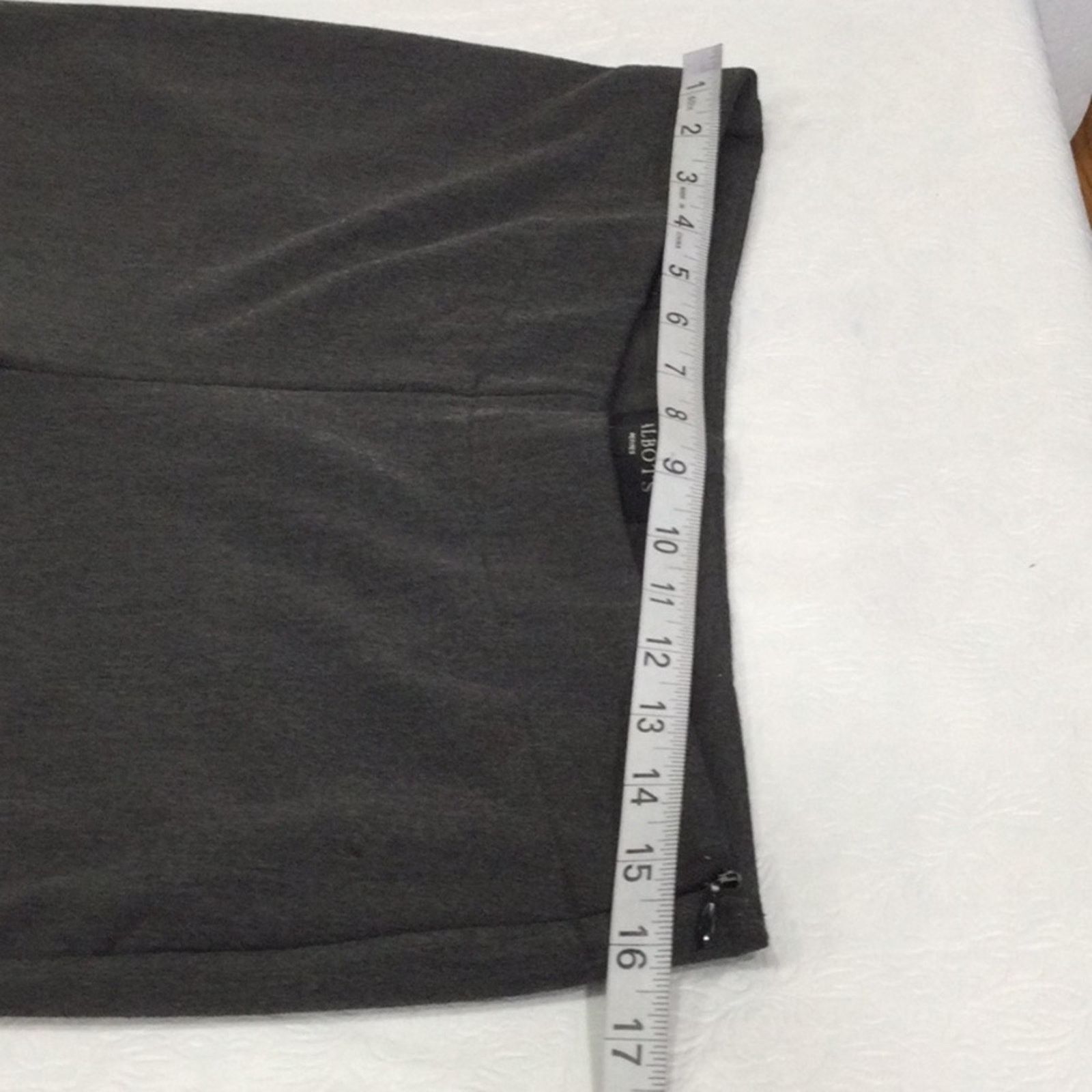 Other Talbots Petites Heritage Dark Gray Dress Pant Size 8P Size 30" / US 8 / IT 44 - 9 Thumbnail