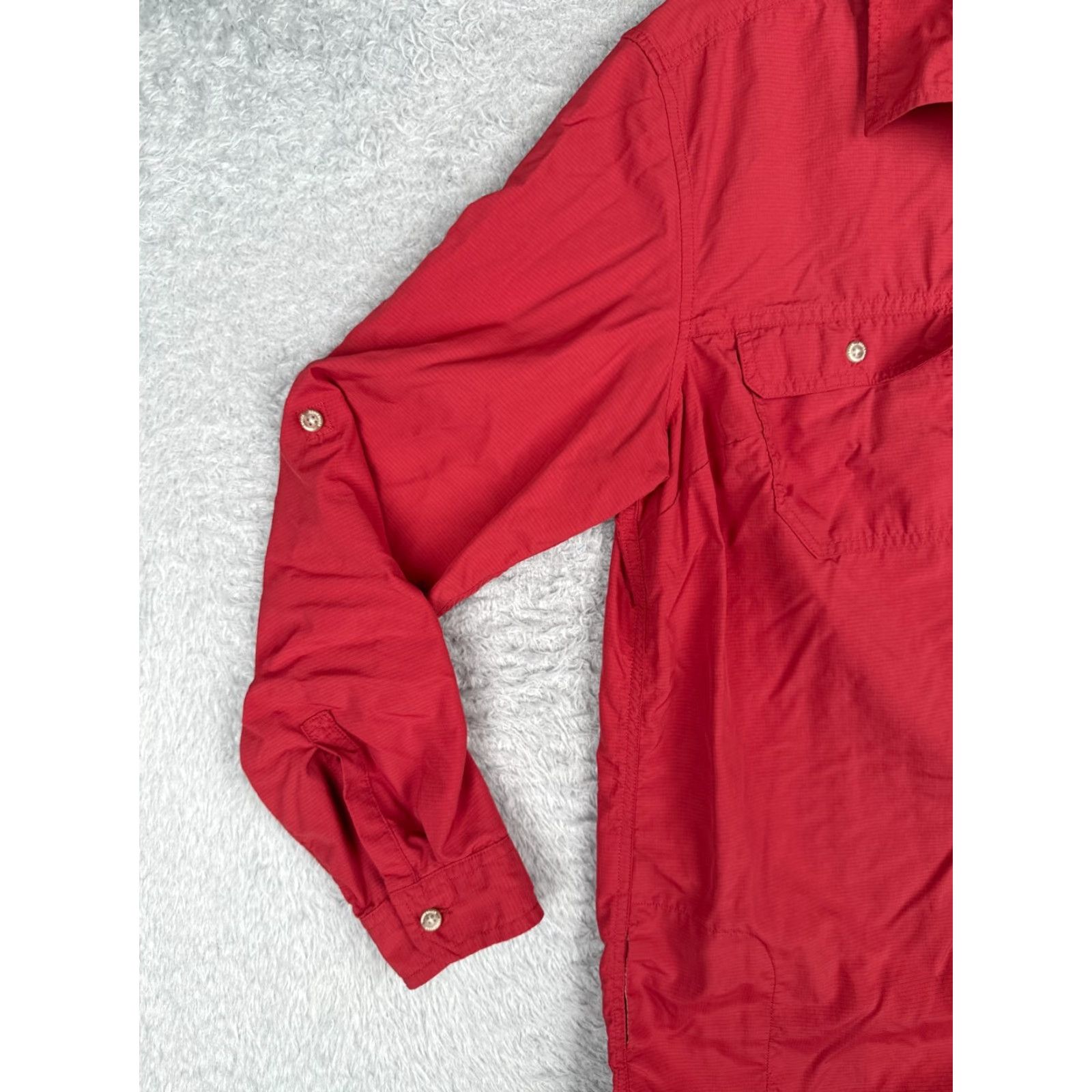 Eddie Bauer Eddie Bauer Shirt Women Large Tall Pink Button Up Fish Angler Long Sleeve Pocket Size L / US 10 / IT 46 - 3 Thumbnail