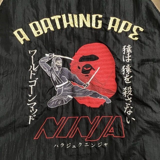 Bape BAPE NINJA SOUVENIR JACKET a bathing ape Size US L / EU 52-54 / 3 - 4 Thumbnail