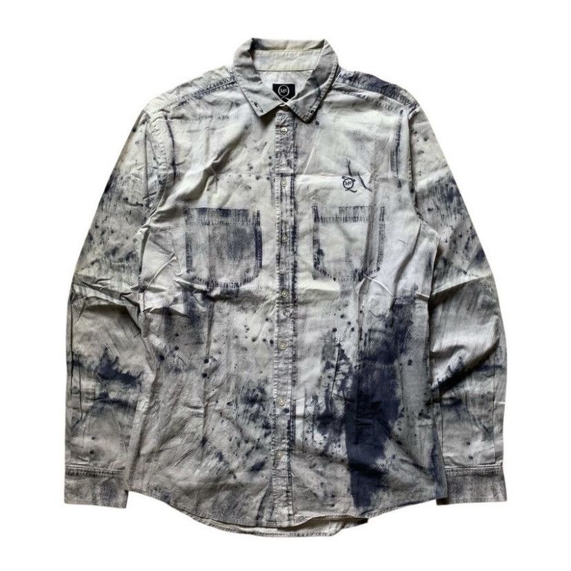 Alexander McQueen ALEXANDER MC QUEEN ABSTRACH PATTERN SHIRT BUTTON UP PIN Size US M / EU 48-50 / 2 - 1 Thumbnail