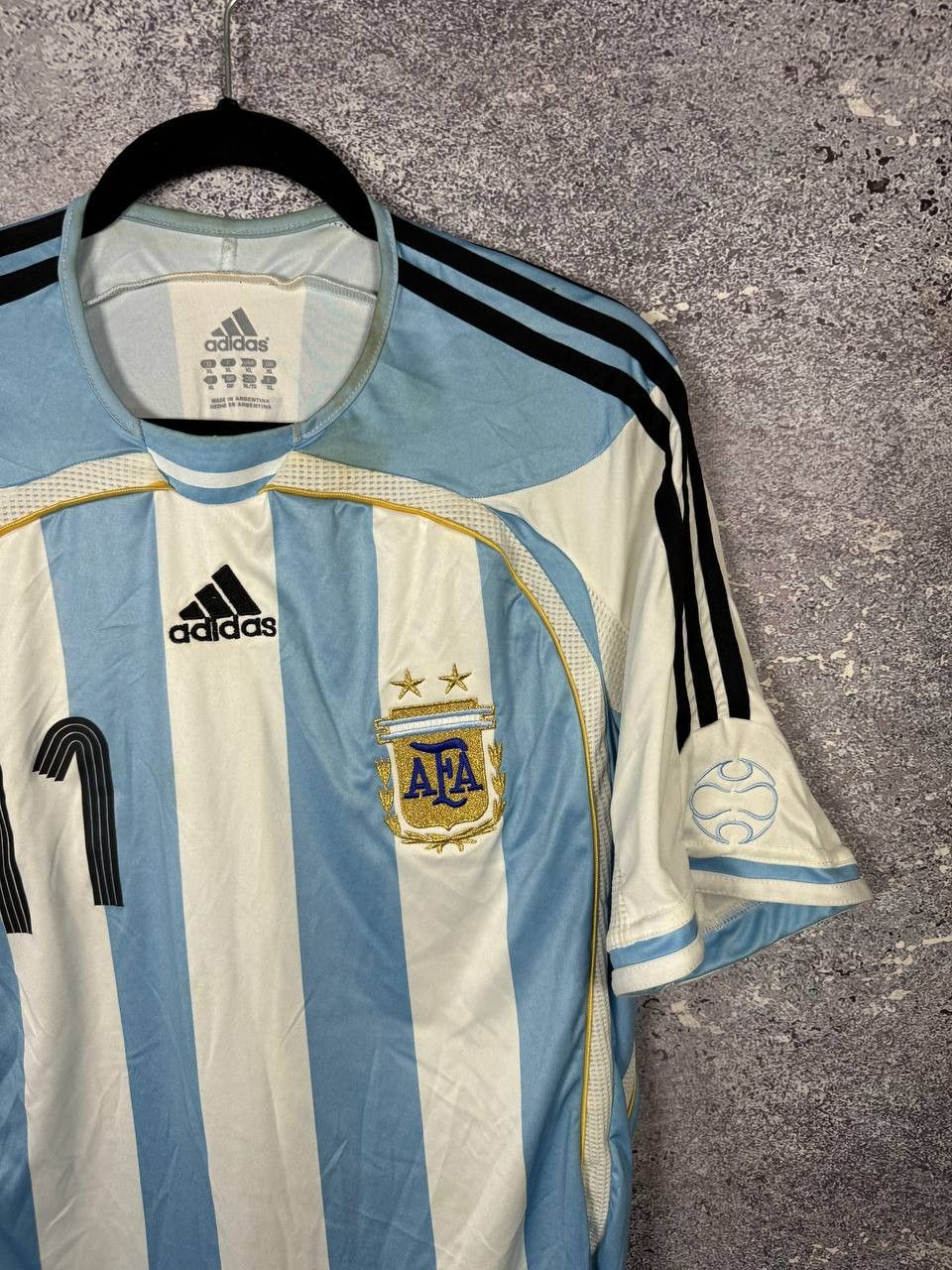 Other TEVEZ Argentina 2006 Home Adidas World Cup Soccer Jersey Size US XL / EU 56 / 4 - 3 Thumbnail