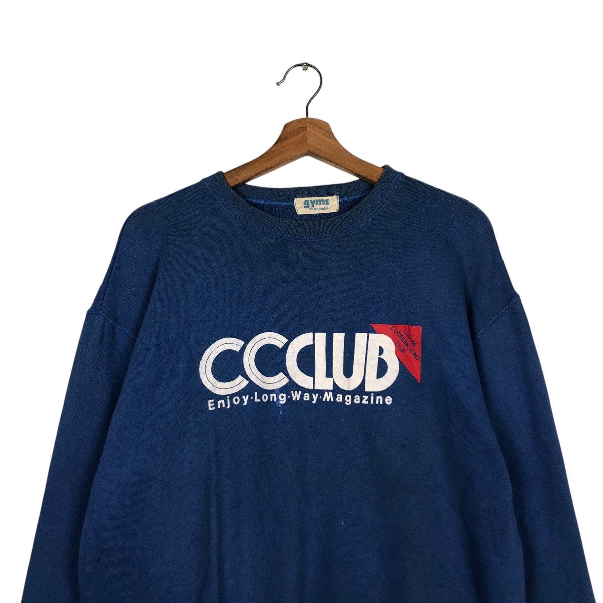 Japanese Brand 📌Vintage Sweatshirt Crewneck Gyms Big Logo Spell Out Size US M / EU 48-50 / 2 - 4 Thumbnail