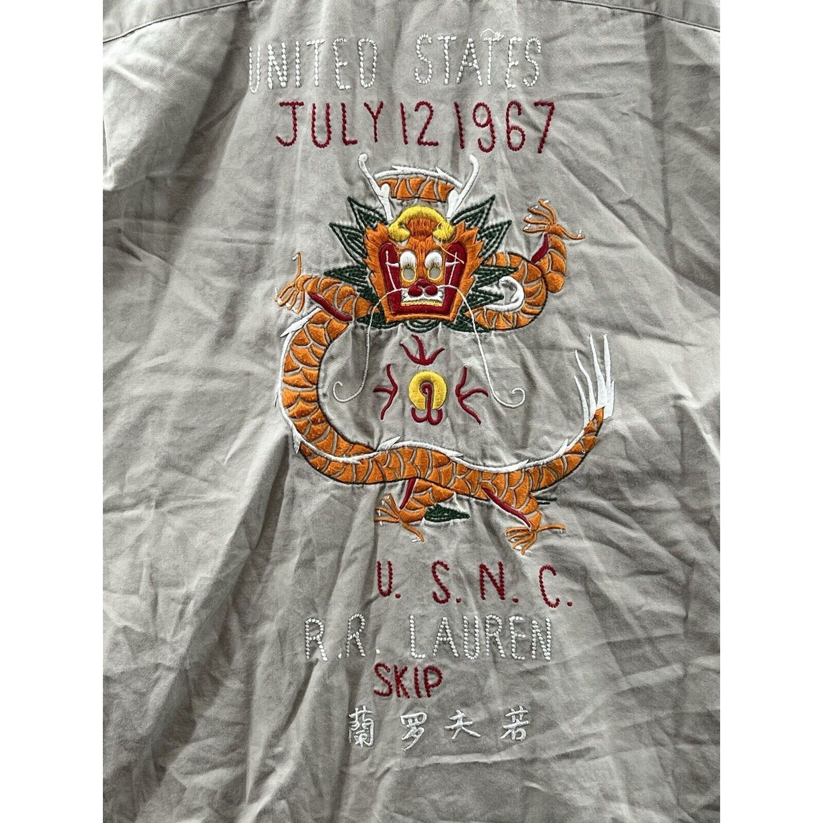 Polo Ralph Lauren Polo Ralph Lauren Embroidered Dragon USNC 1967 Military Size US XXL / EU 58 / 5 - 4 Thumbnail