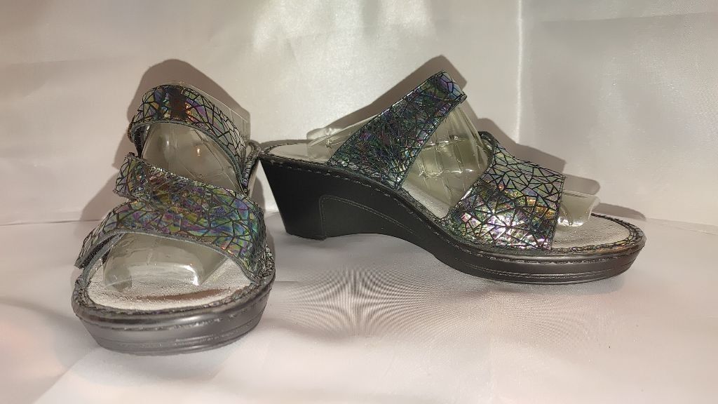 Allegri Alegria Loti Tectonic Wedge Sandal Size 38 Size US 7.5 / IT 37.5 - 7 Thumbnail
