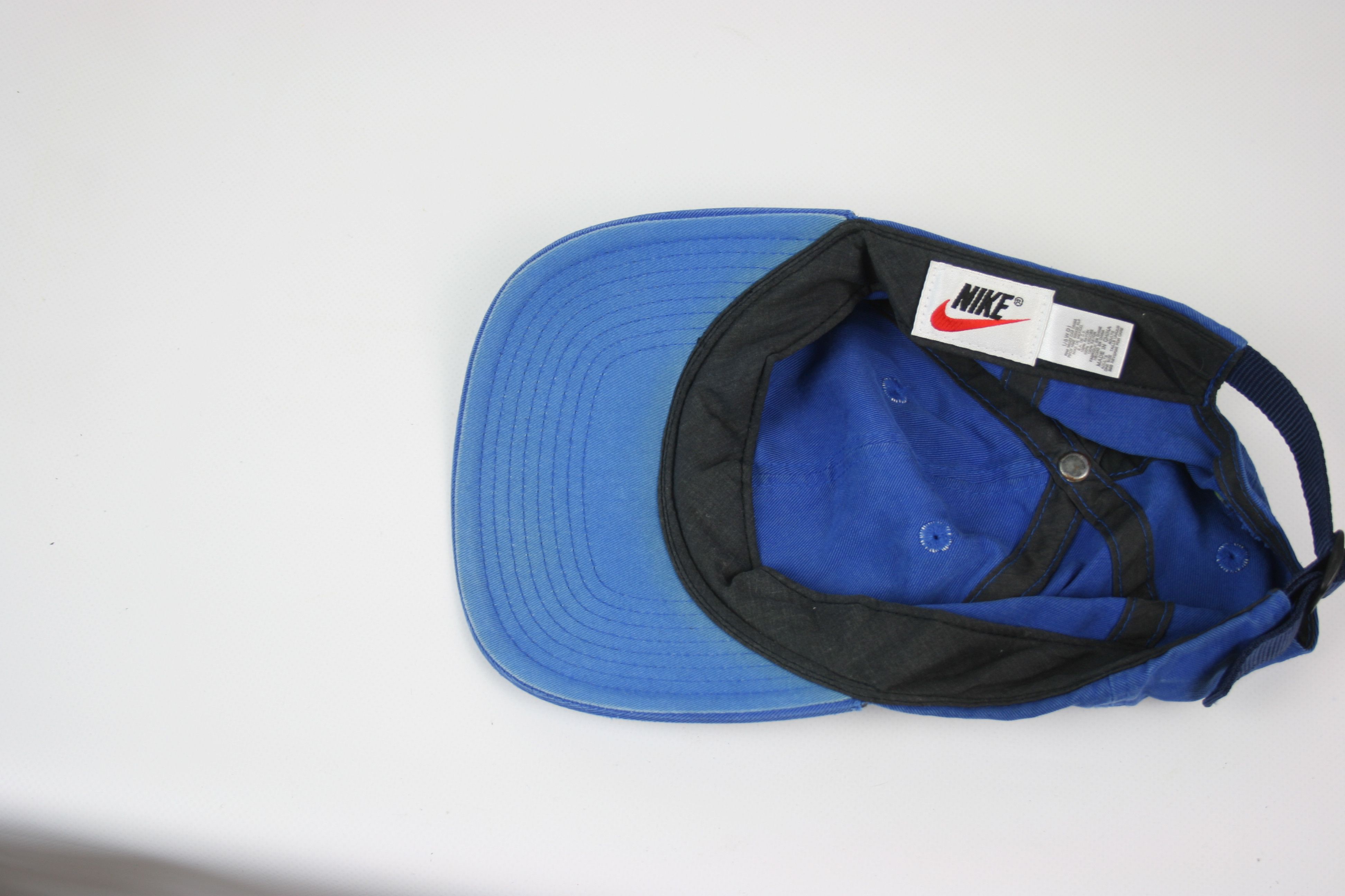 Nike 90S Swoosh Logo Cap Vintage Size ONE SIZE - 8 Thumbnail
