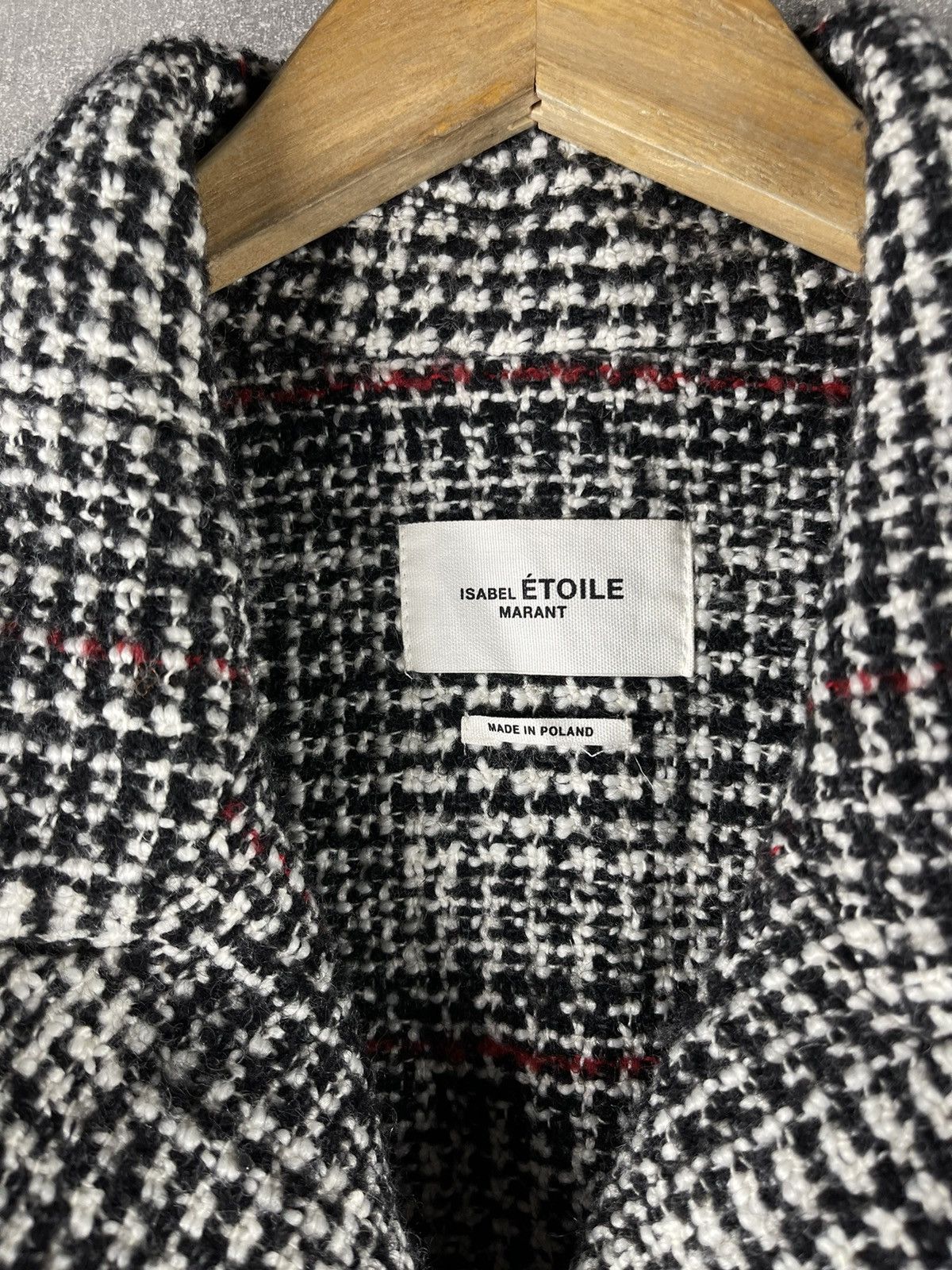 Isabel Marant Etoile Isabel Marant Étoile Tweed Wool Blend Double Breasted Coat Size S / US 4 / IT 40 - 7 Thumbnail