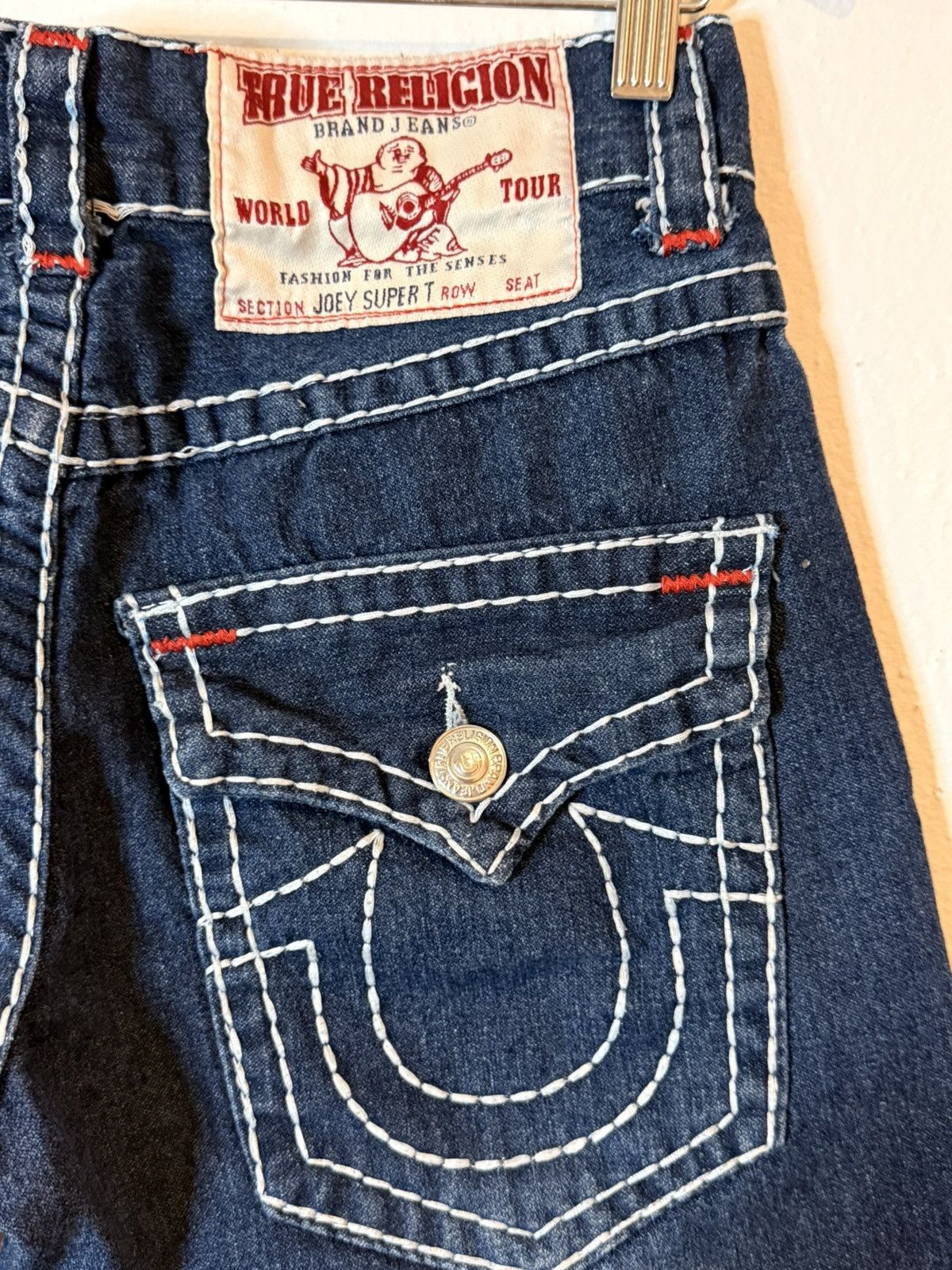 True Religion Vintage Y2K True Religion Joey Super T Jeans / World Tour Size US 32 / EU 48 - 6 Thumbnail