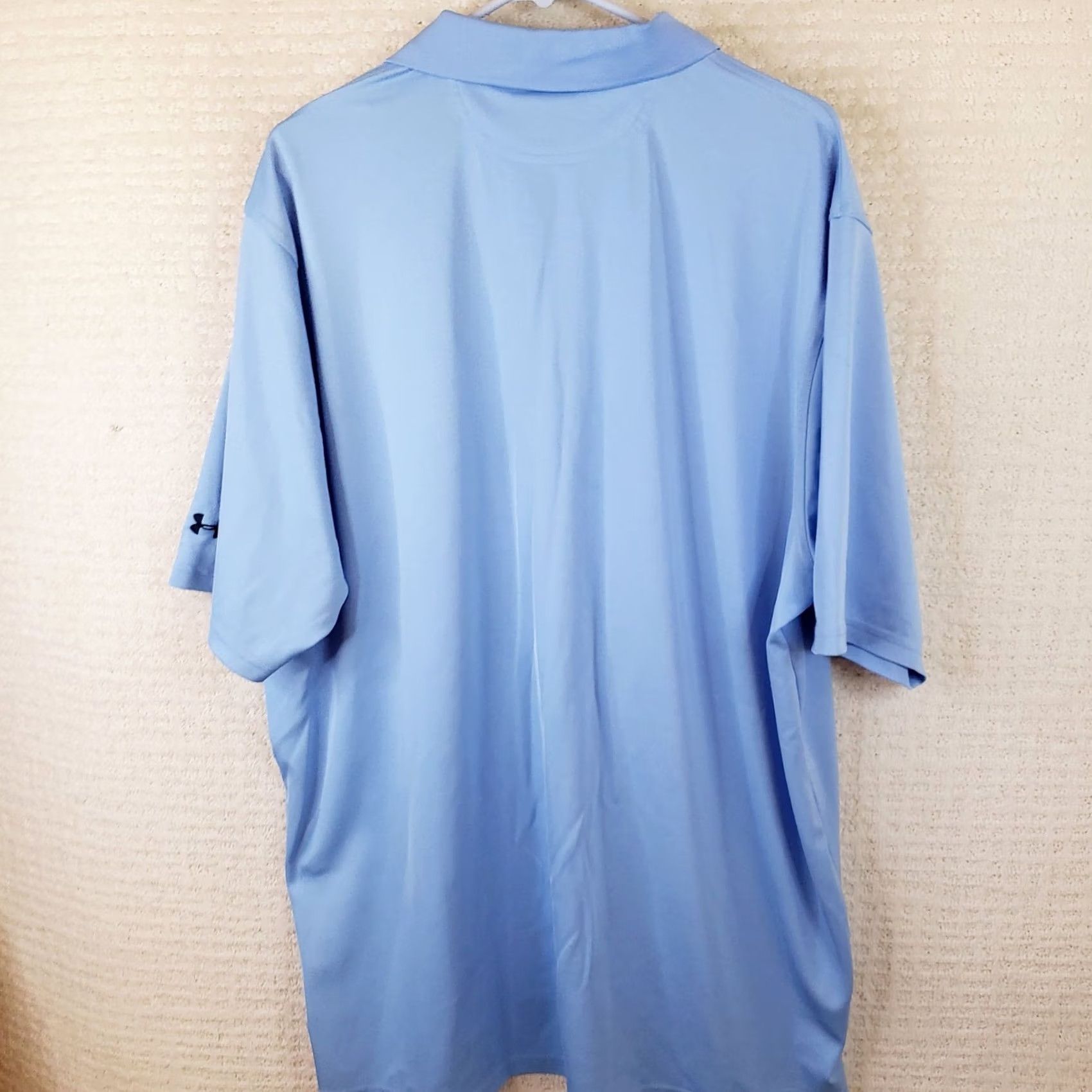 Under Armour Under armour Shirt Mens 2XL Blue Polo Loose Fit Stretch Performance Golden Bear Size US XXL / EU 58 / 5 - 7 Thumbnail